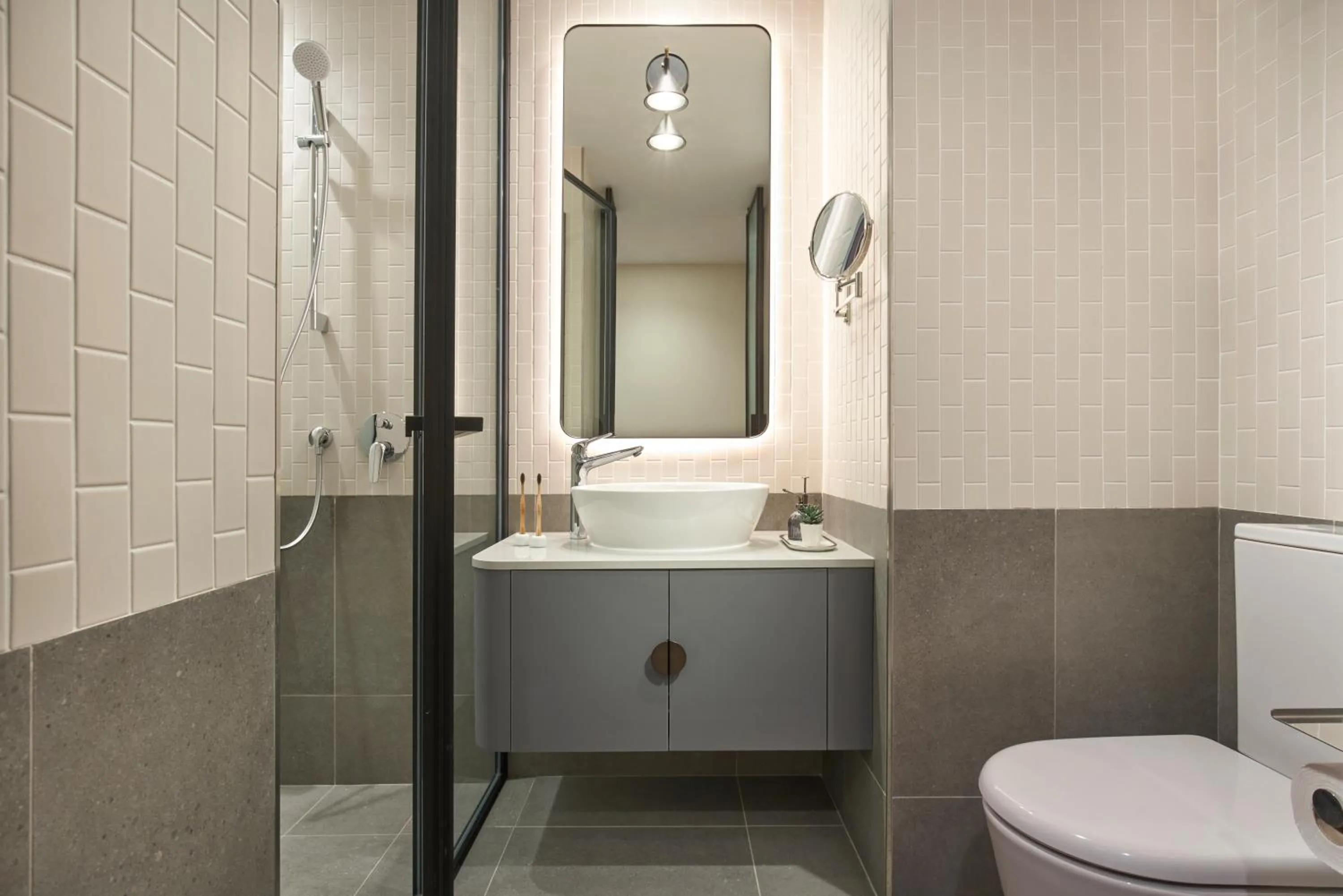 Bathroom in Citadines Connect Rochester Singapore