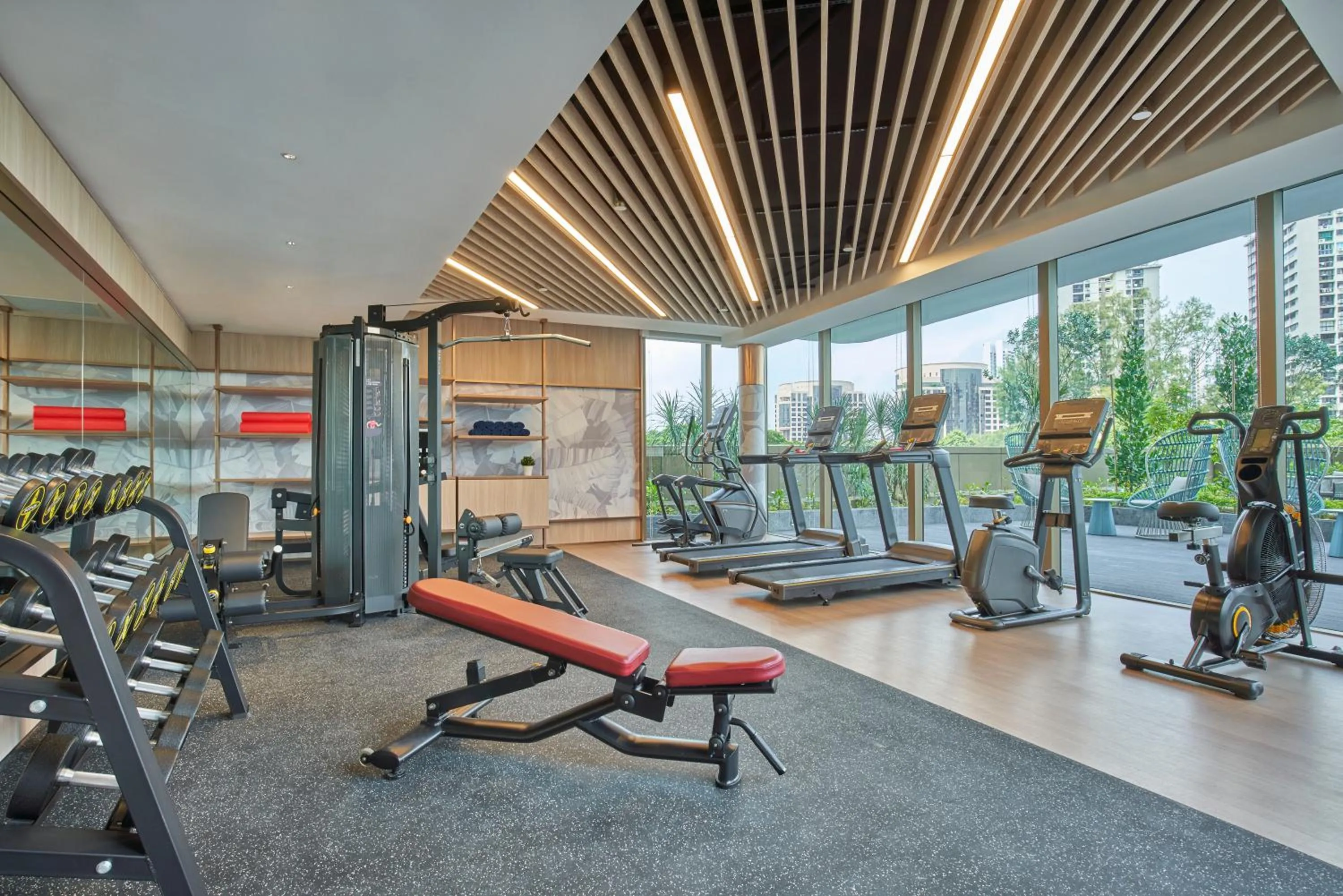 Fitness centre/facilities in Citadines Connect Rochester Singapore