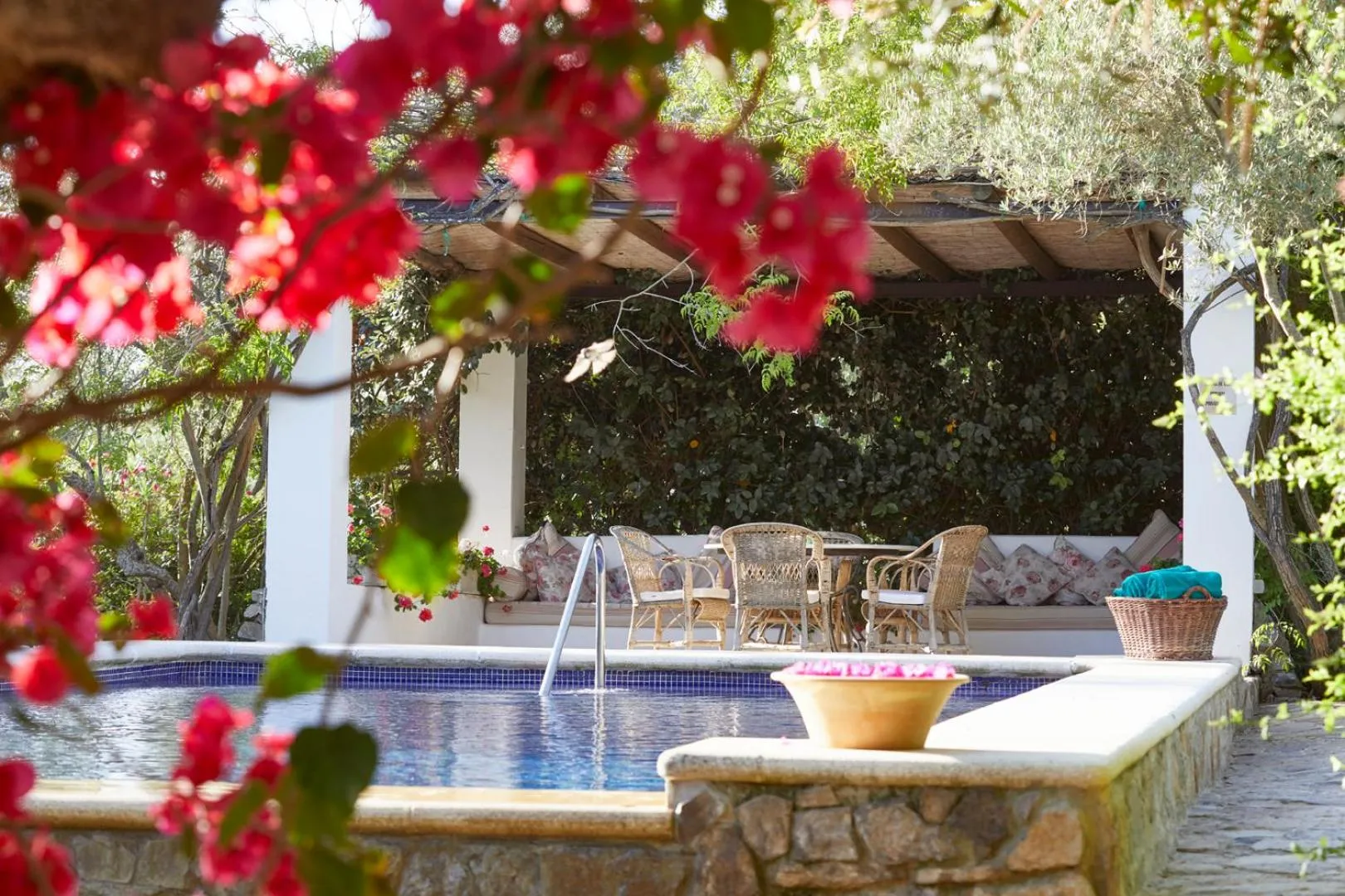 Garden view in Hacienda de San Rafael