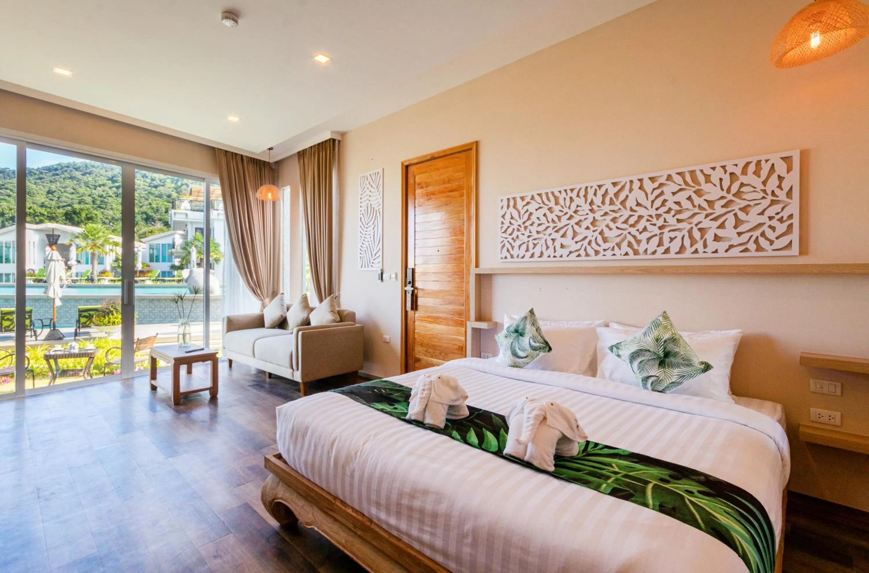 Bed in Vannee Golden Sands Beachfront Resort