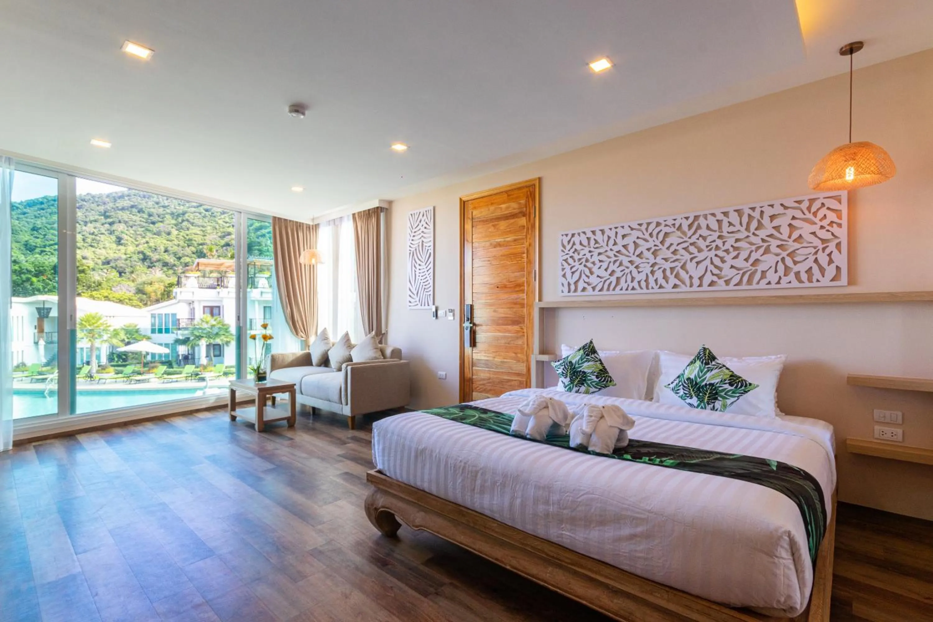 Bed in Vannee Golden Sands Beachfront Resort