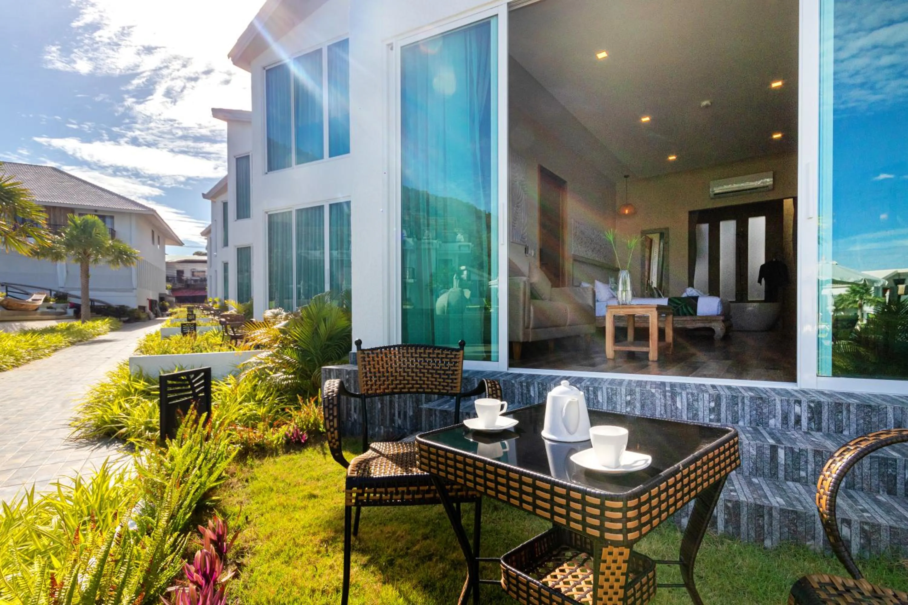 Garden in Vannee Golden Sands Beachfront Resort