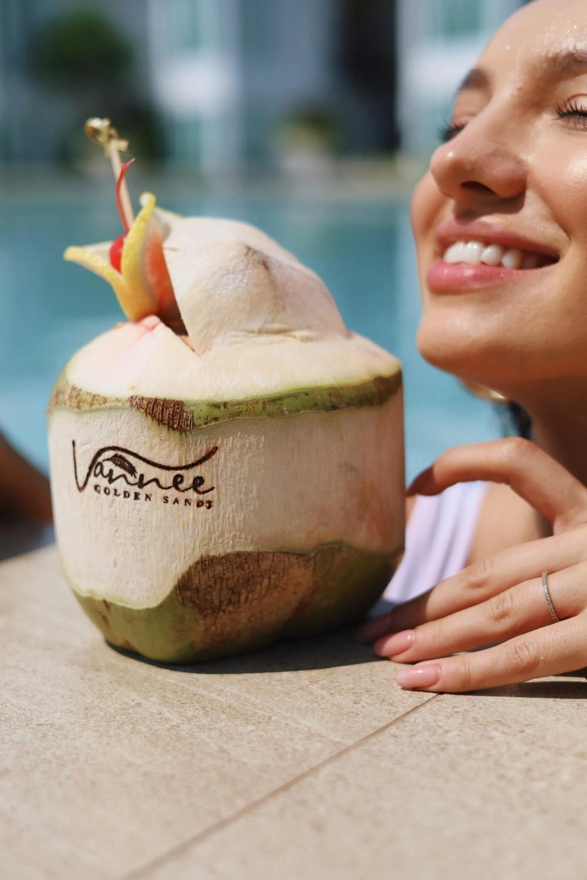 People in Vannee Golden Sands Beachfront Resort