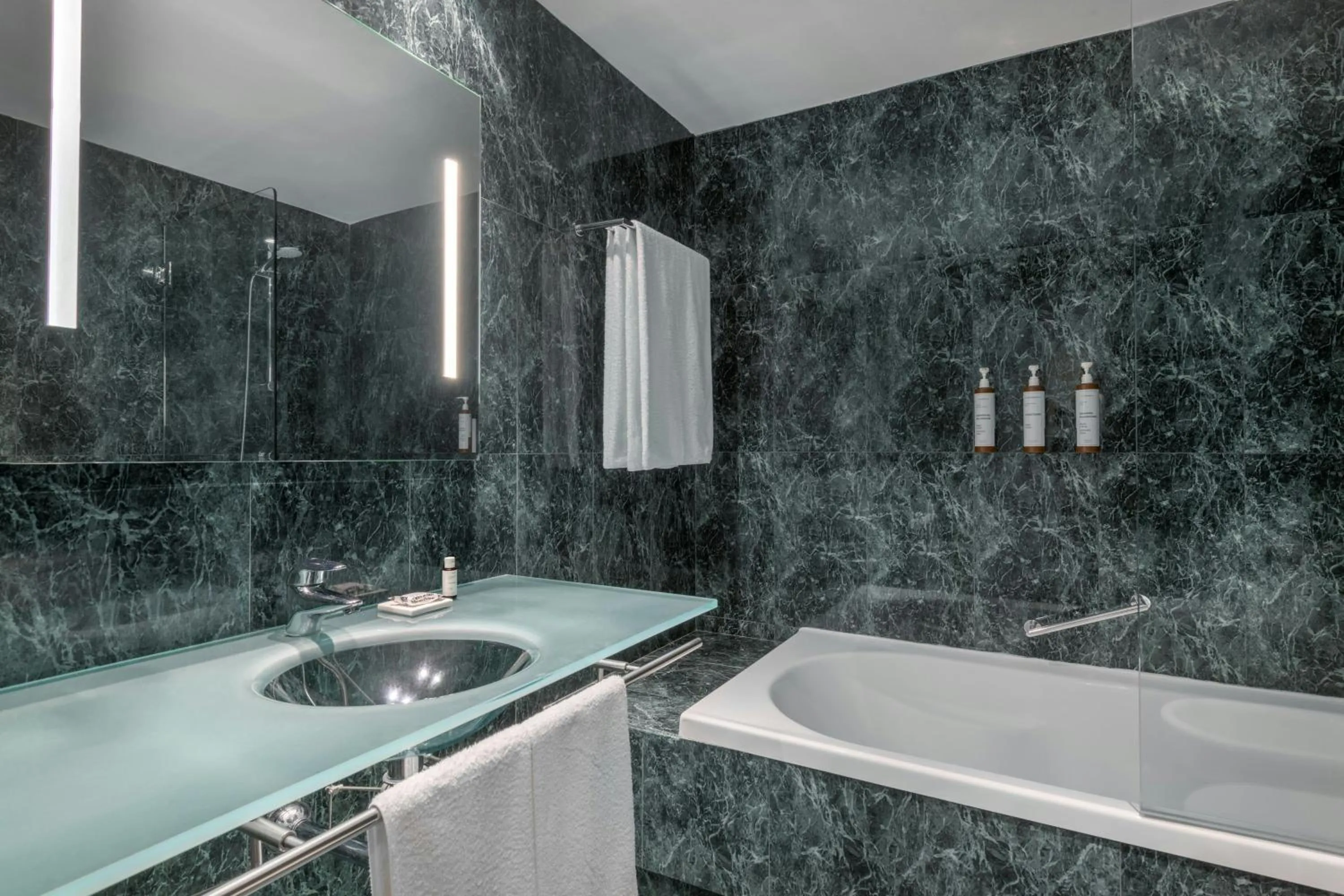 Bathroom in AC Hotel Zamora by Marriott