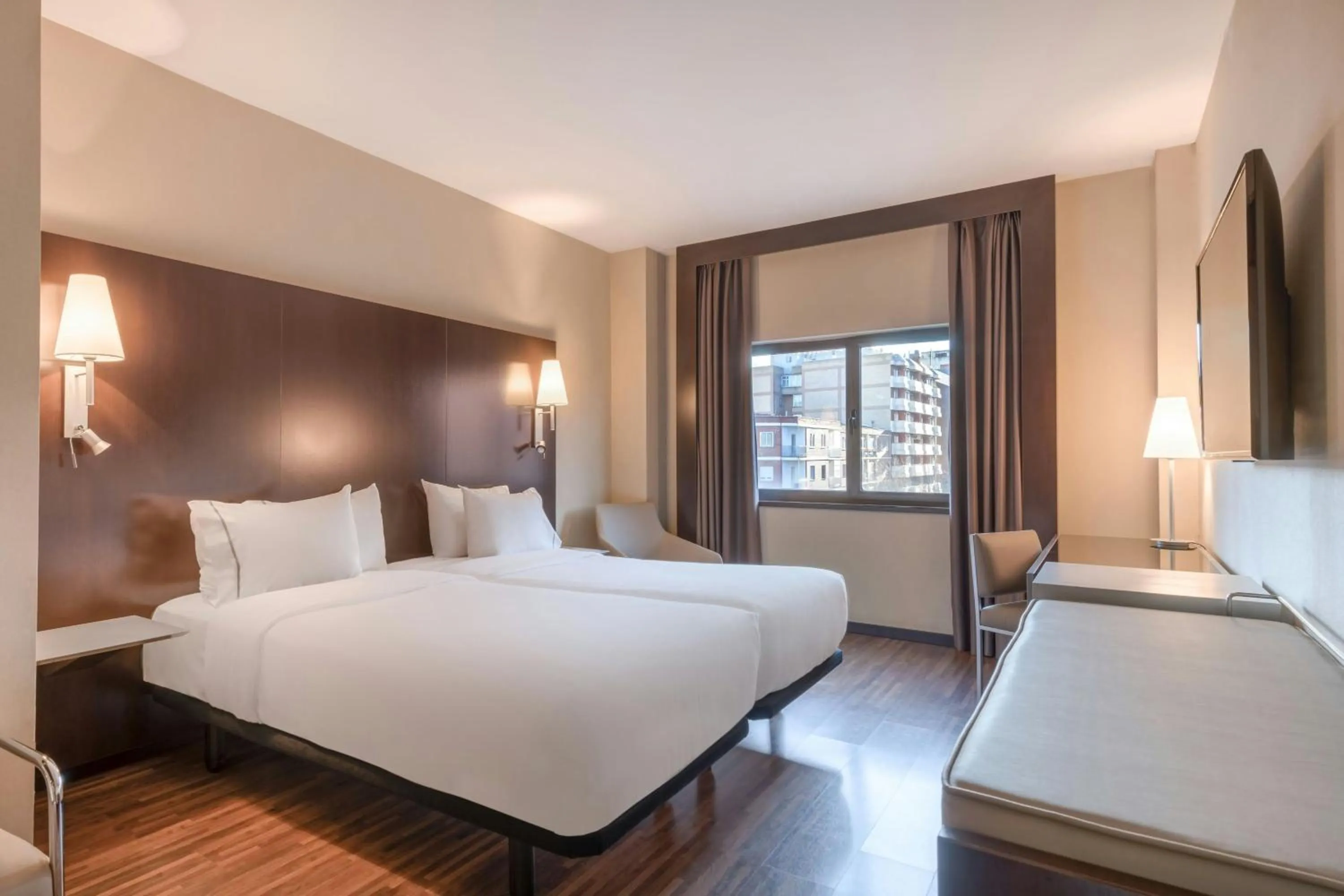 Photo of the whole room, Bed in AC Hotel Zamora by Marriott