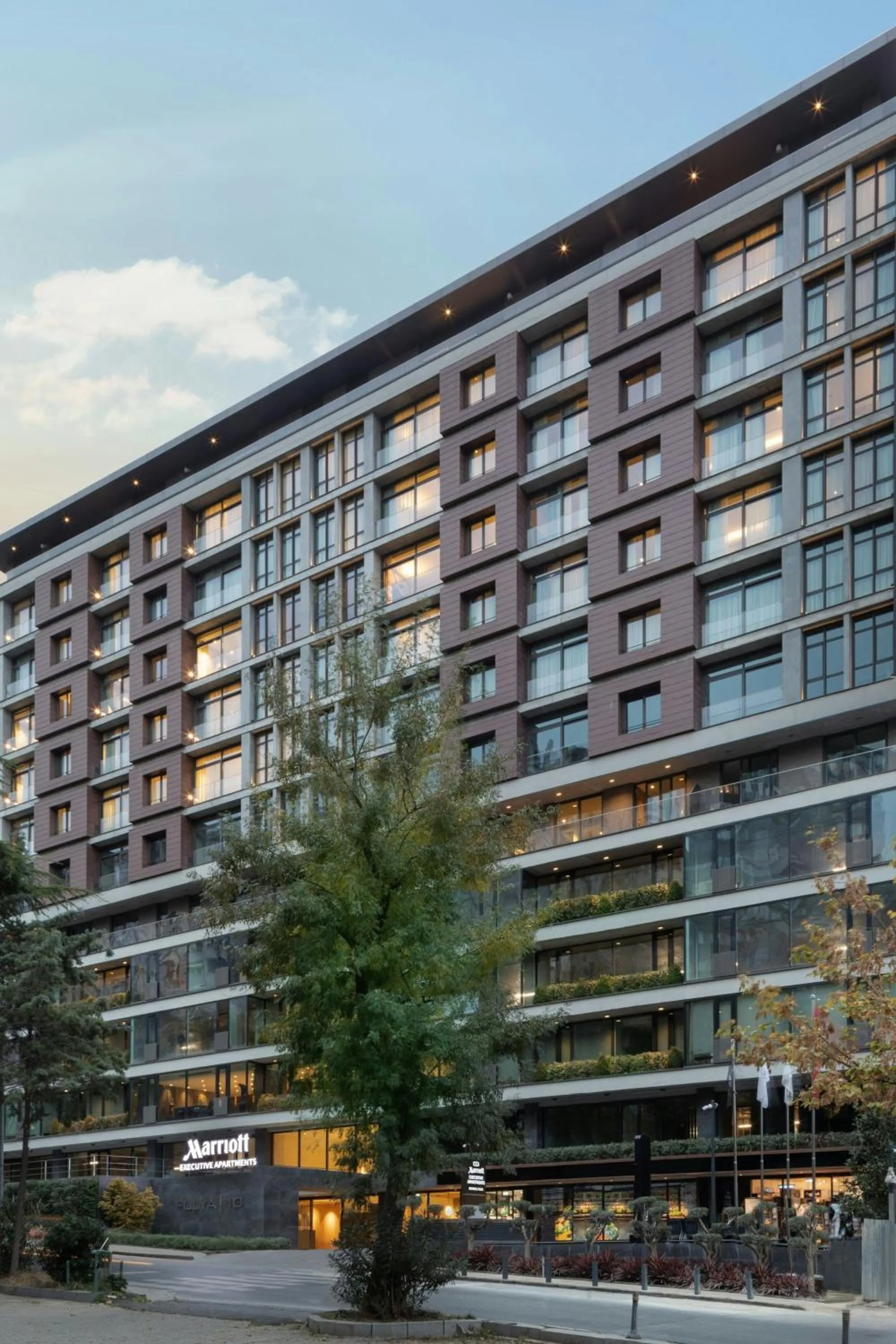 Property building in Marriott Executive Apartments Istanbul Fulya