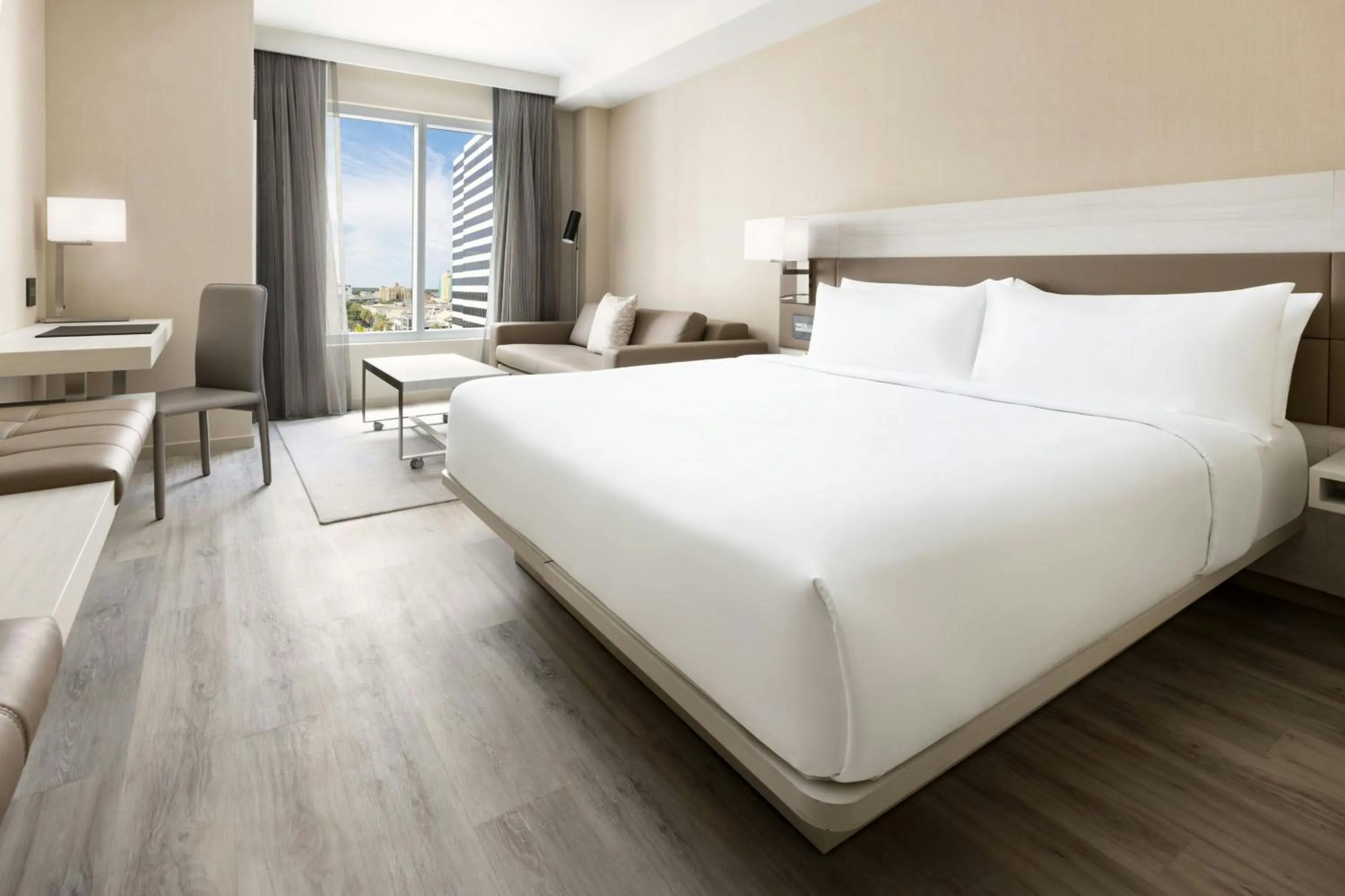 Photo of the whole room, Bed in AC Hotel St Petersburg Downtown