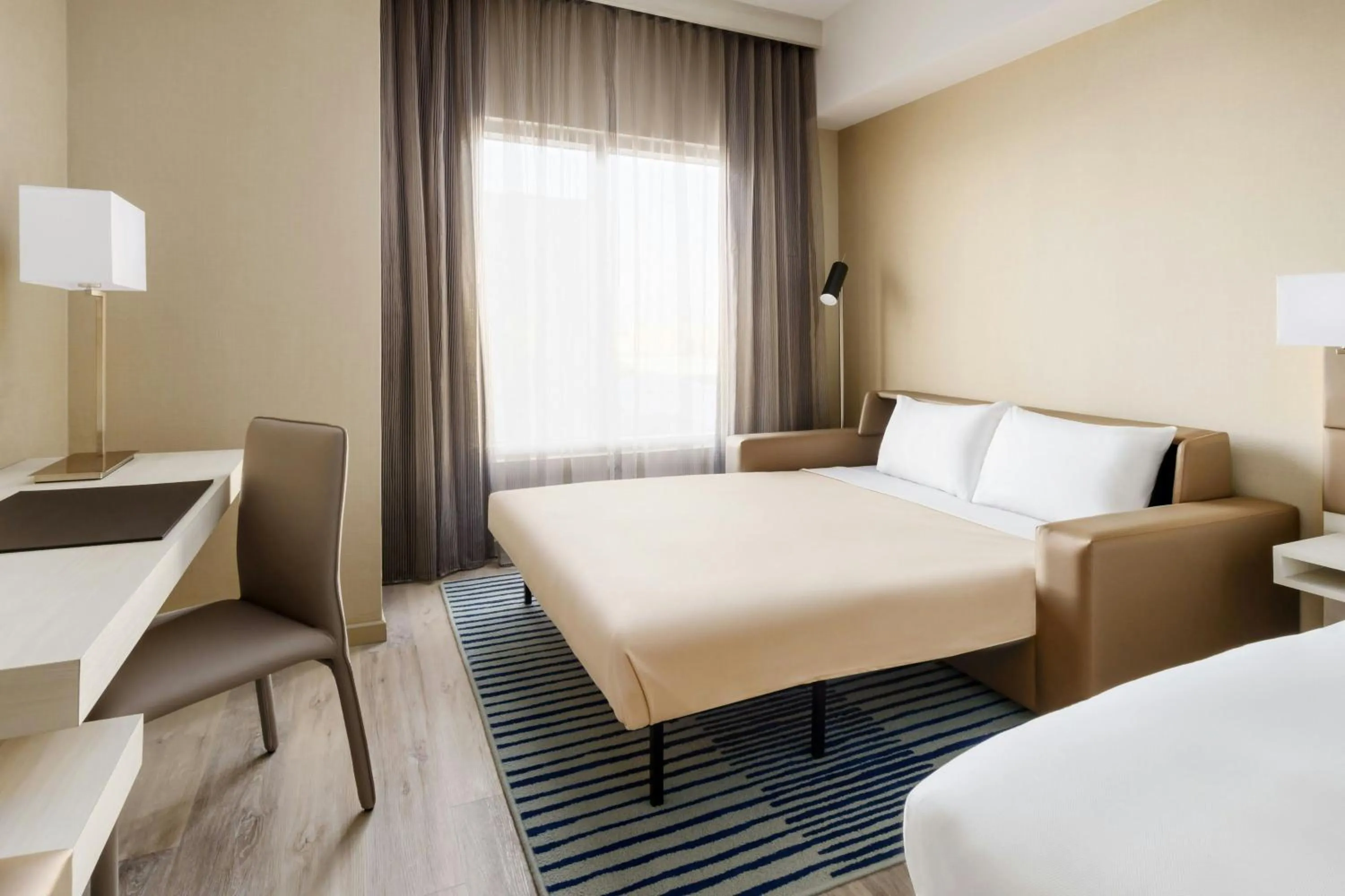 Photo of the whole room, Bed in AC Hotel St Petersburg Downtown