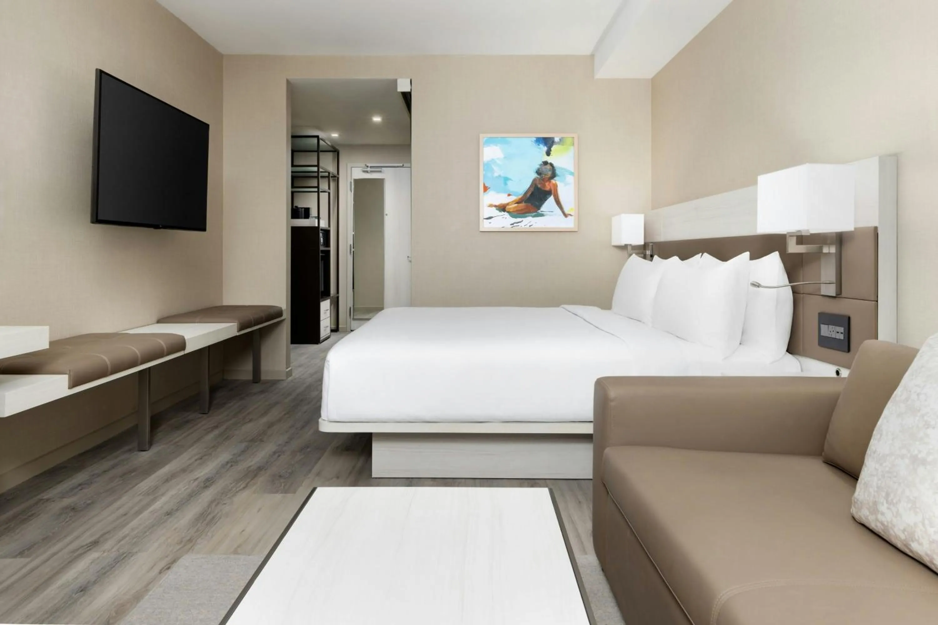 Photo of the whole room, Bed in AC Hotel St Petersburg Downtown