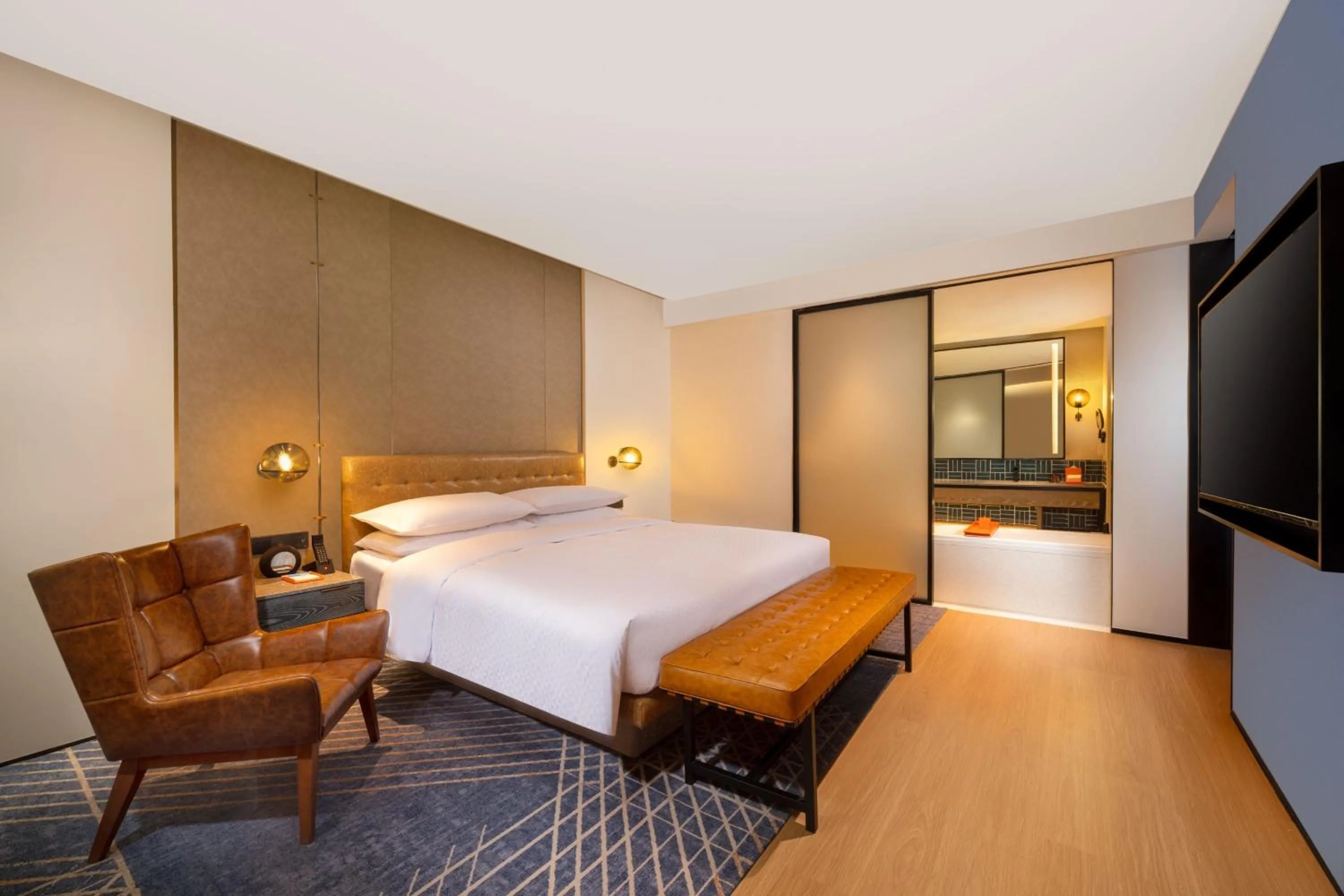 Bedroom, Bed in Four Points by Sheraton Chongqing, Yongchuan