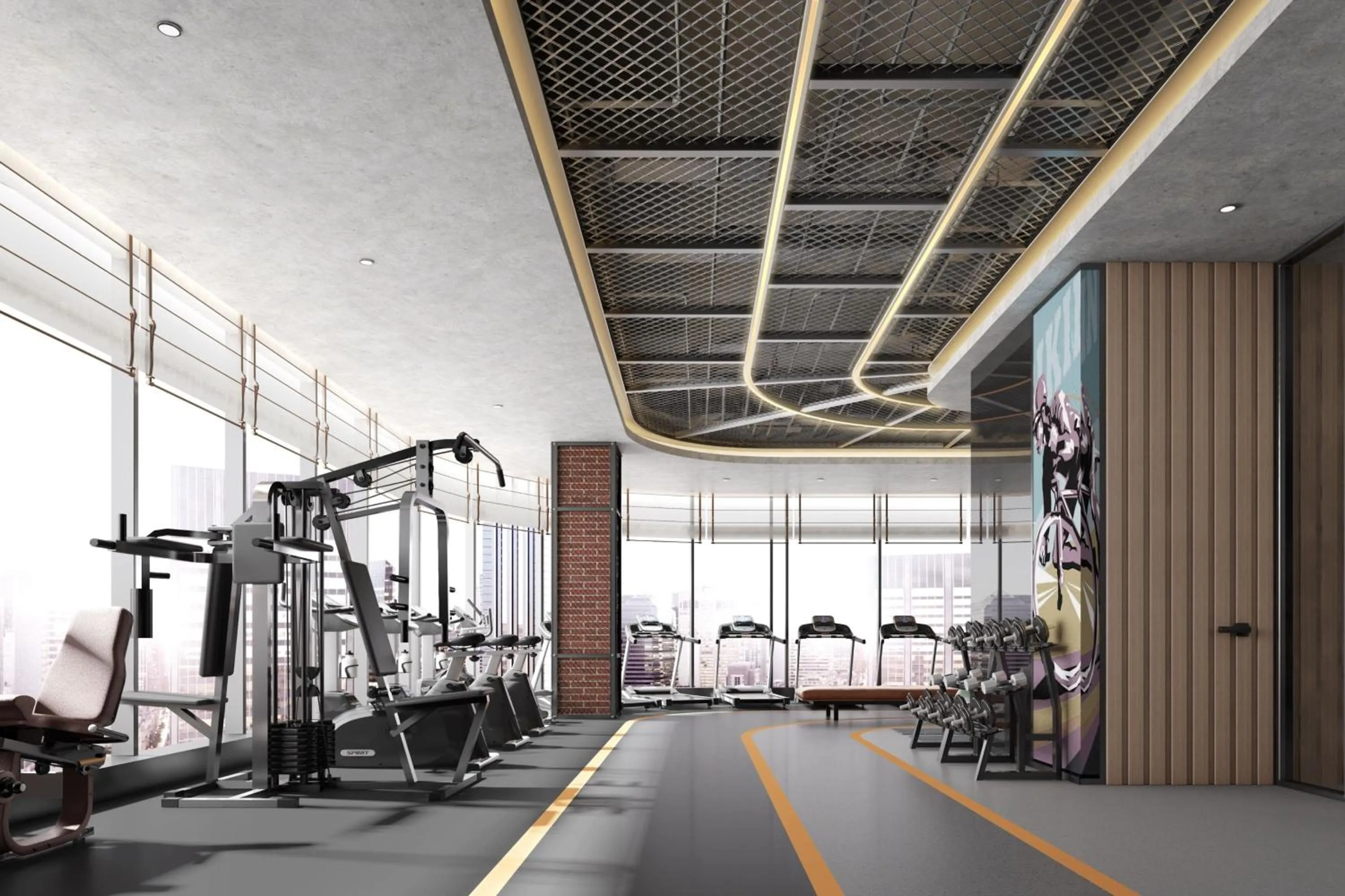 Fitness centre/facilities in Four Points by Sheraton Chongqing, Yongchuan