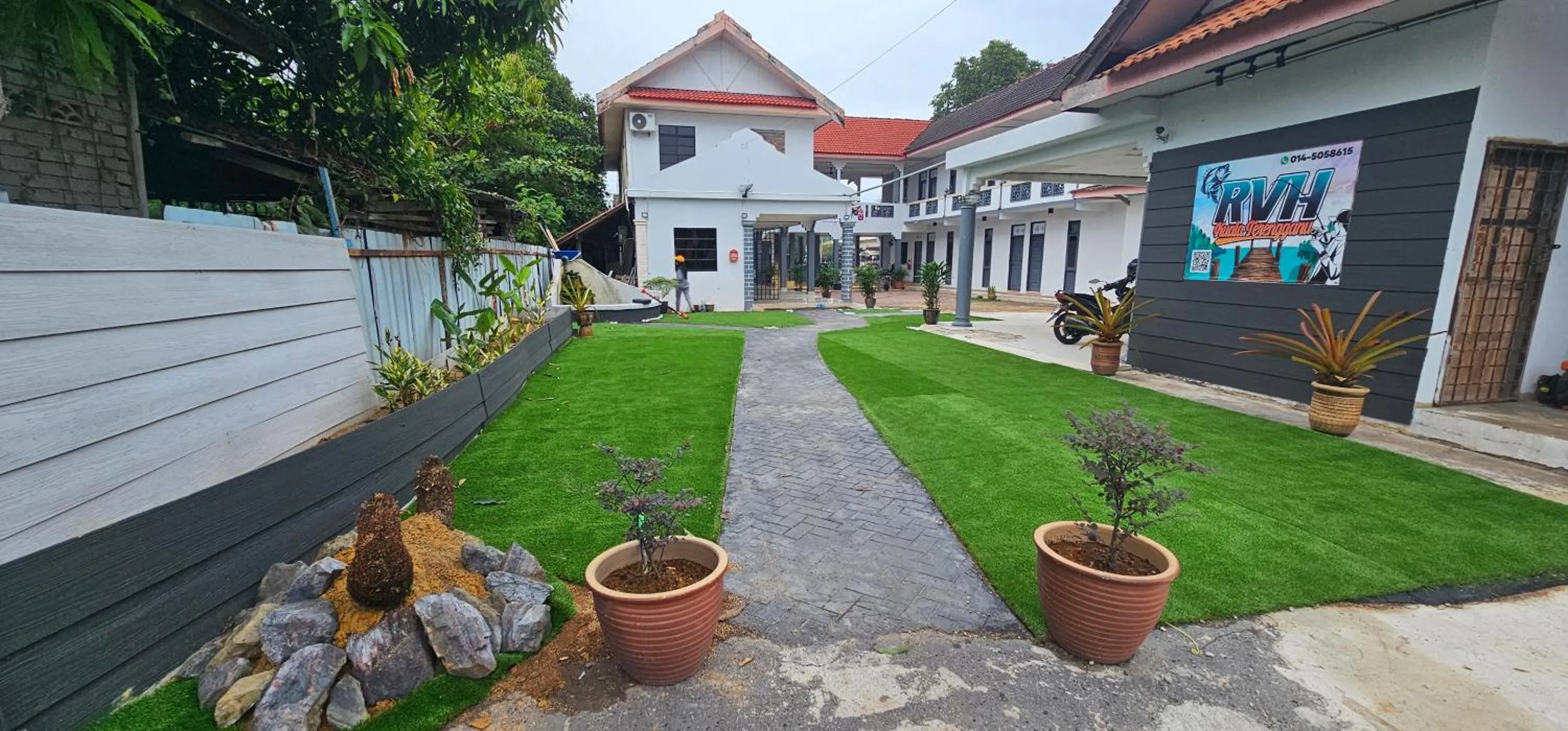 Facade/entrance in RVH Kuala Terengganu