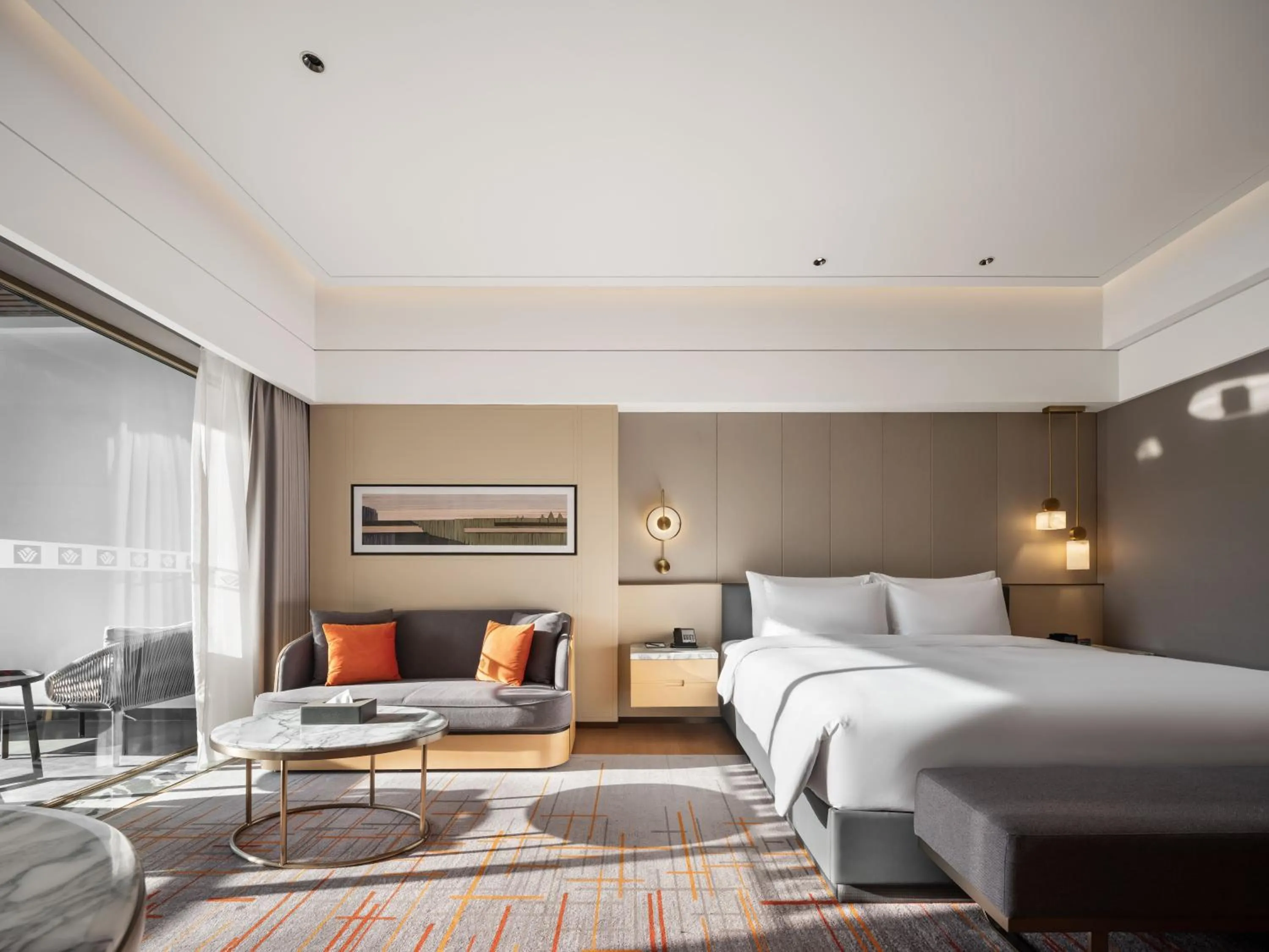 Bed in Wyndham Grand Zhaoqing Downtown