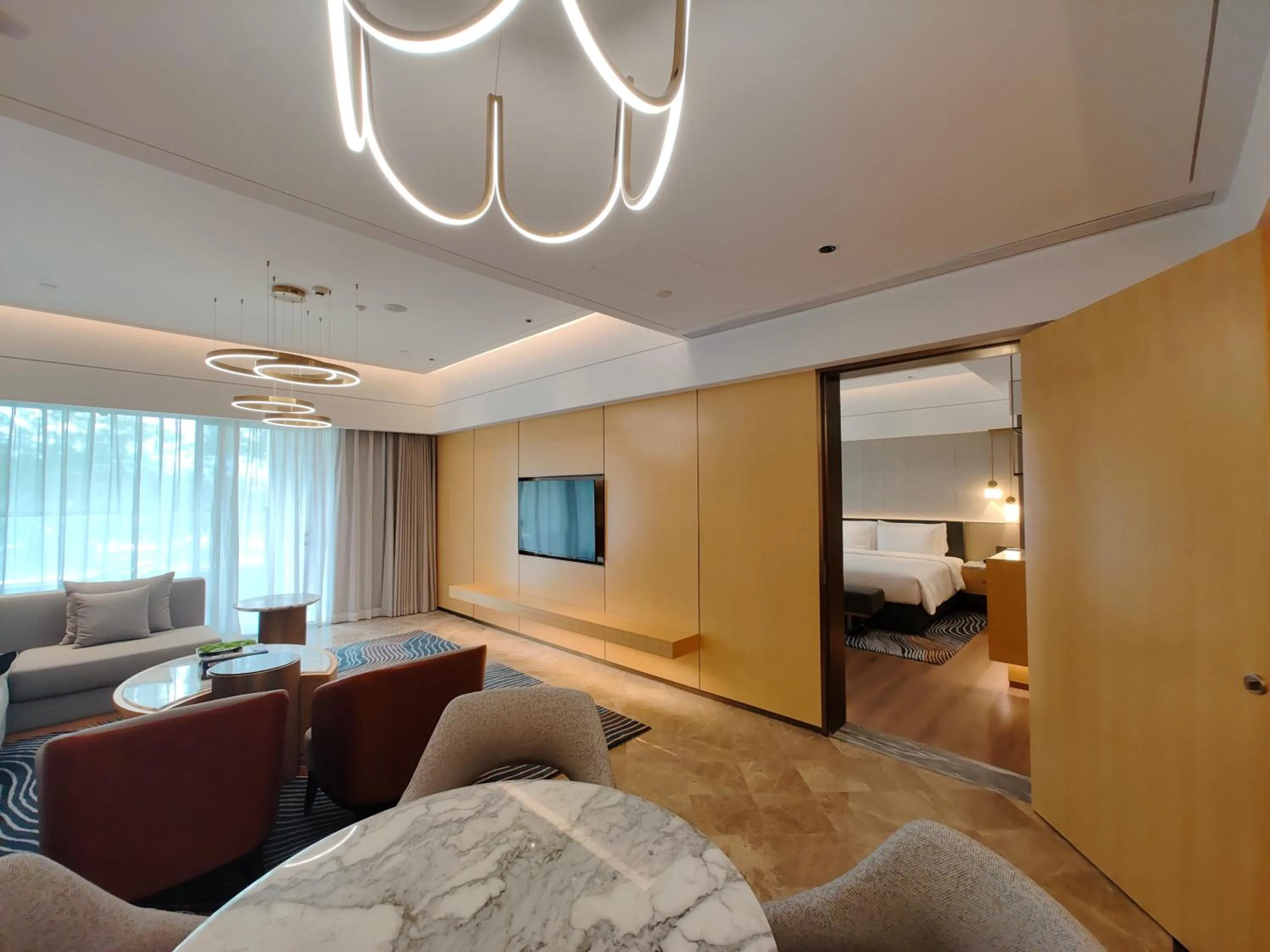 Seating area in Wyndham Grand Zhaoqing Downtown