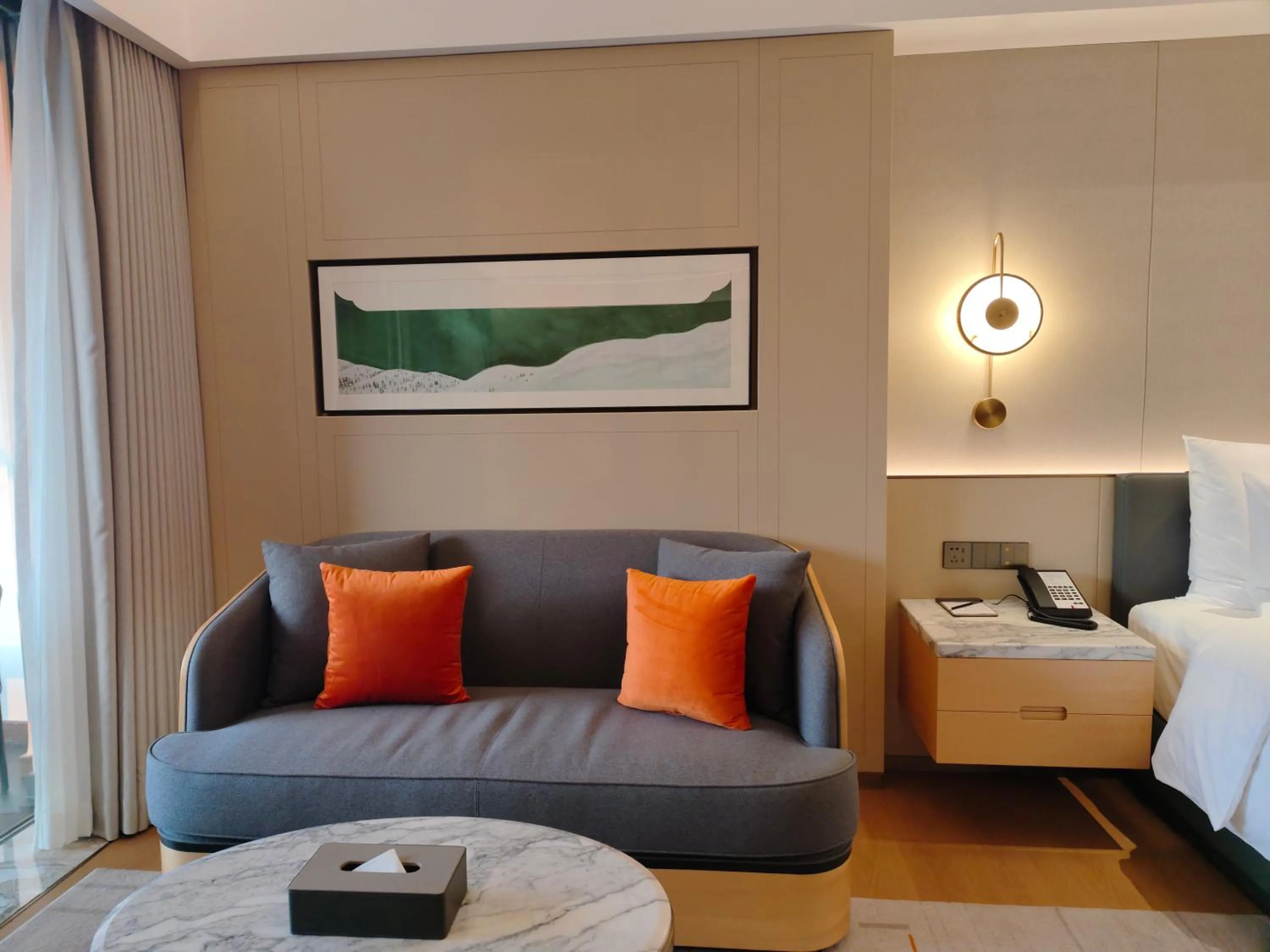 Bed in Wyndham Grand Zhaoqing Downtown