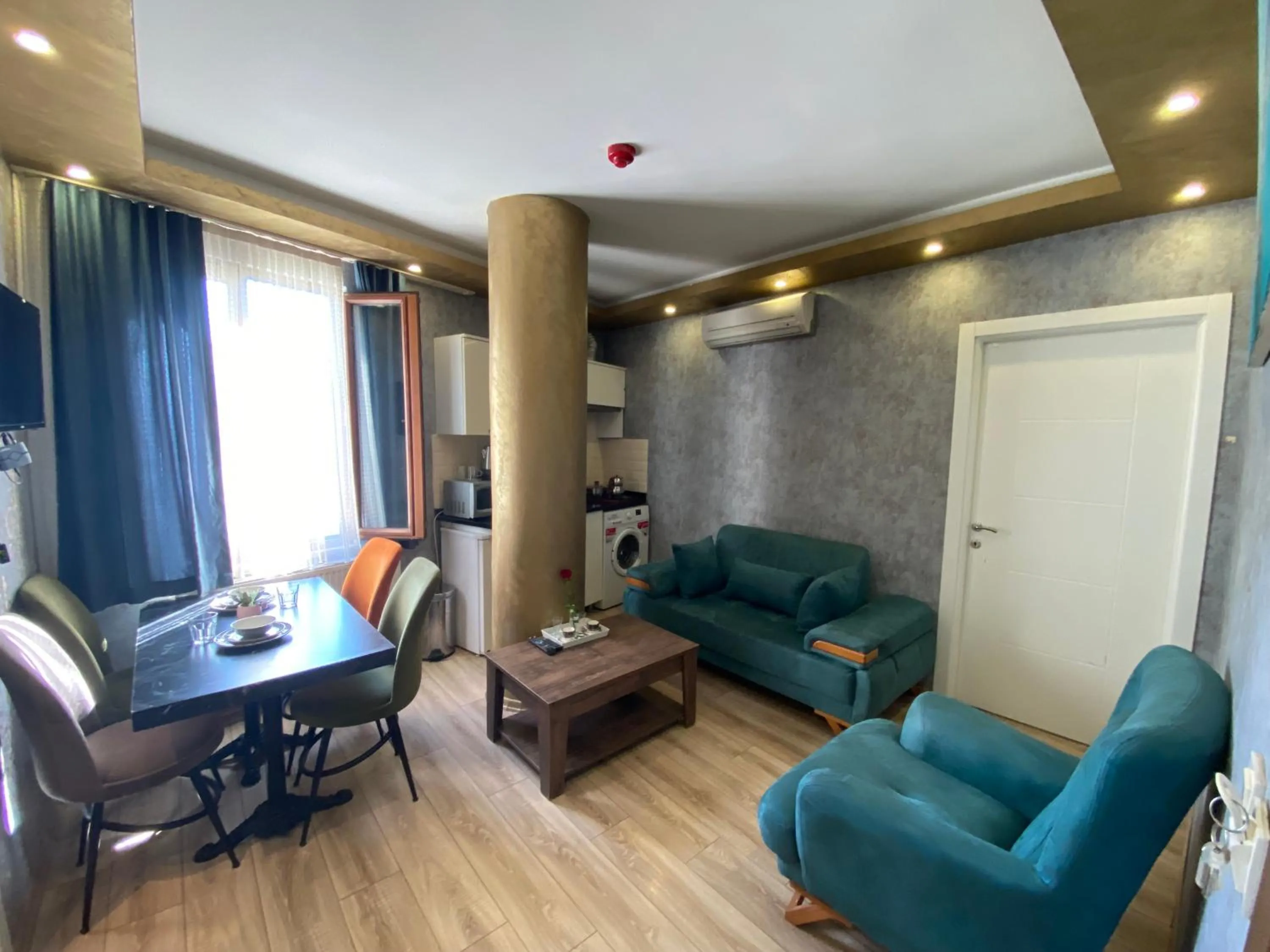 Living room in DVHOTEL