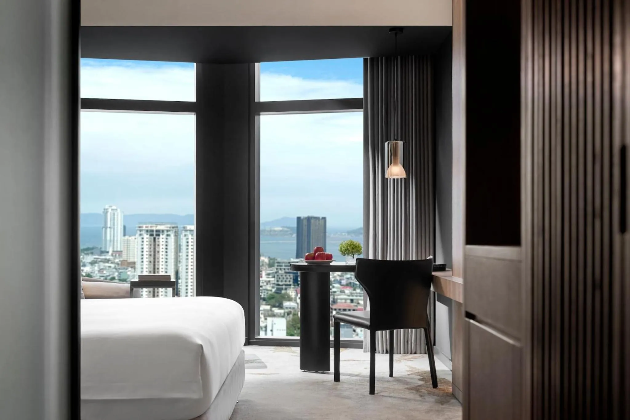 View (from property/room), Bed in Crowne Plaza Danang City Centre by IHG