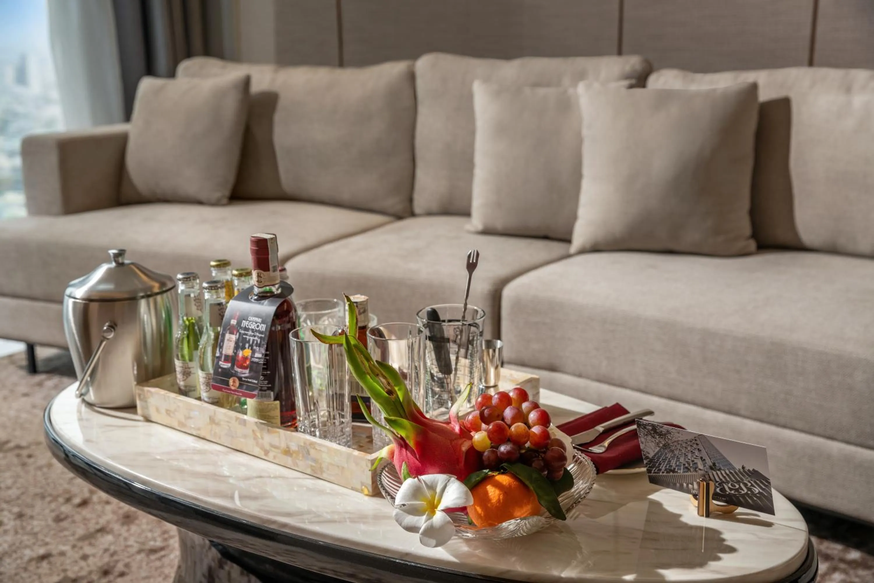 Living room in Crowne Plaza Danang City Centre by IHG