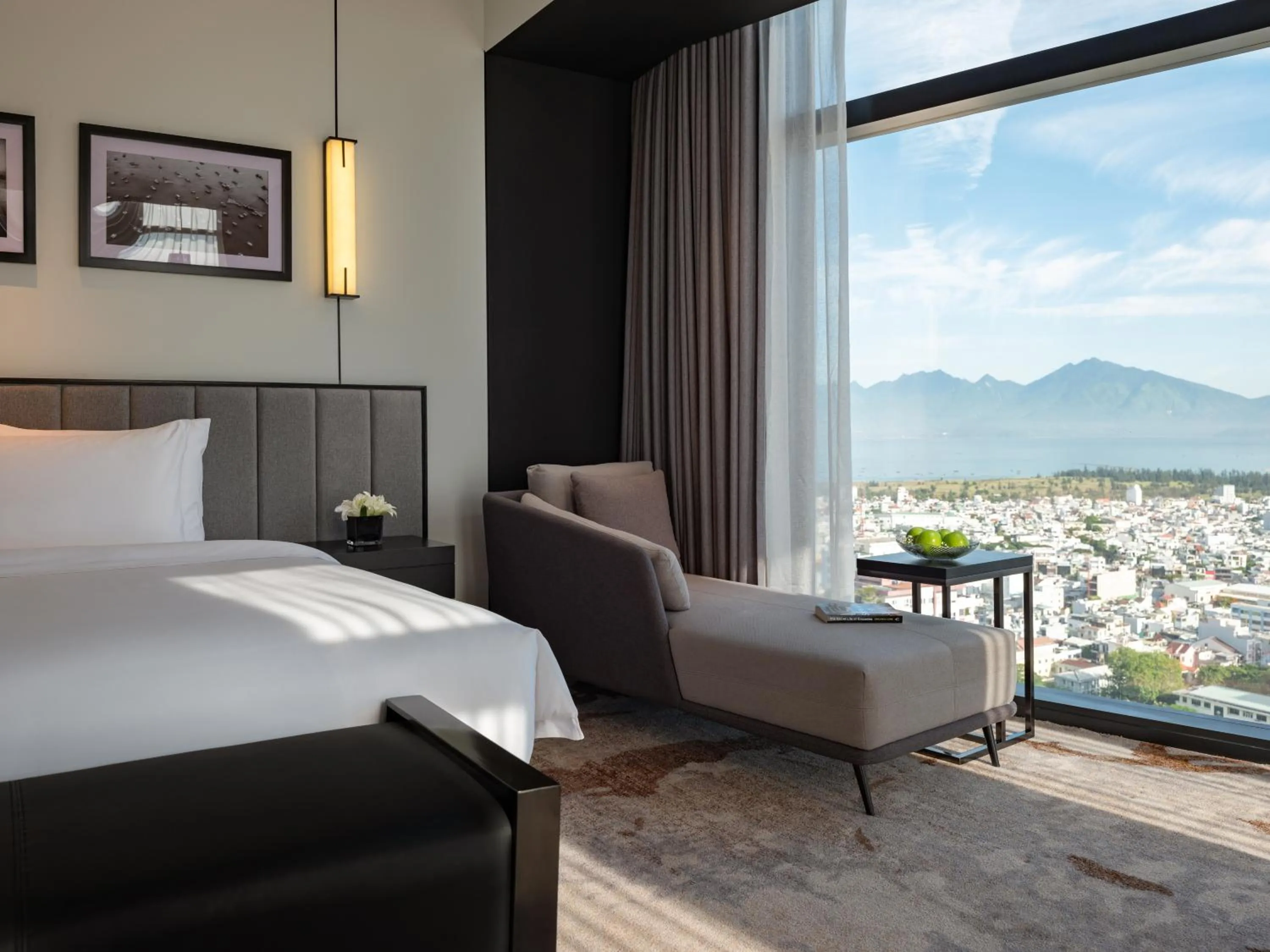 View (from property/room), Bed in Crowne Plaza Danang City Centre by IHG