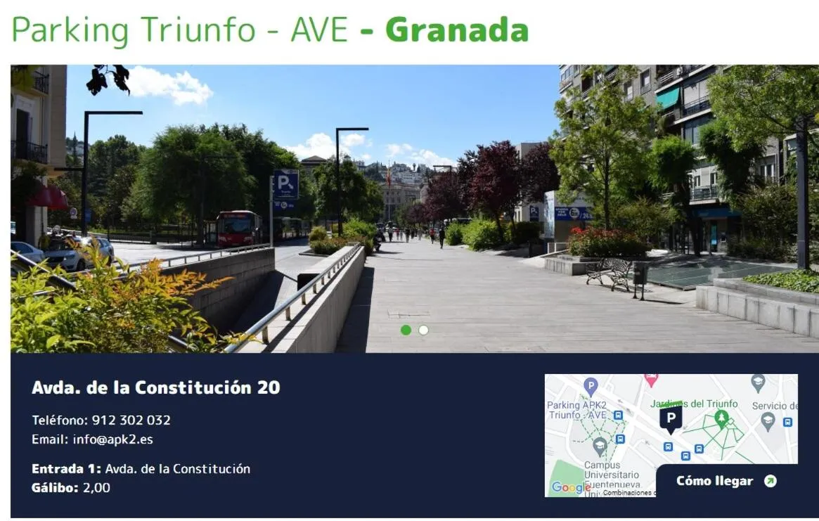 Parking in Hotel Cedran