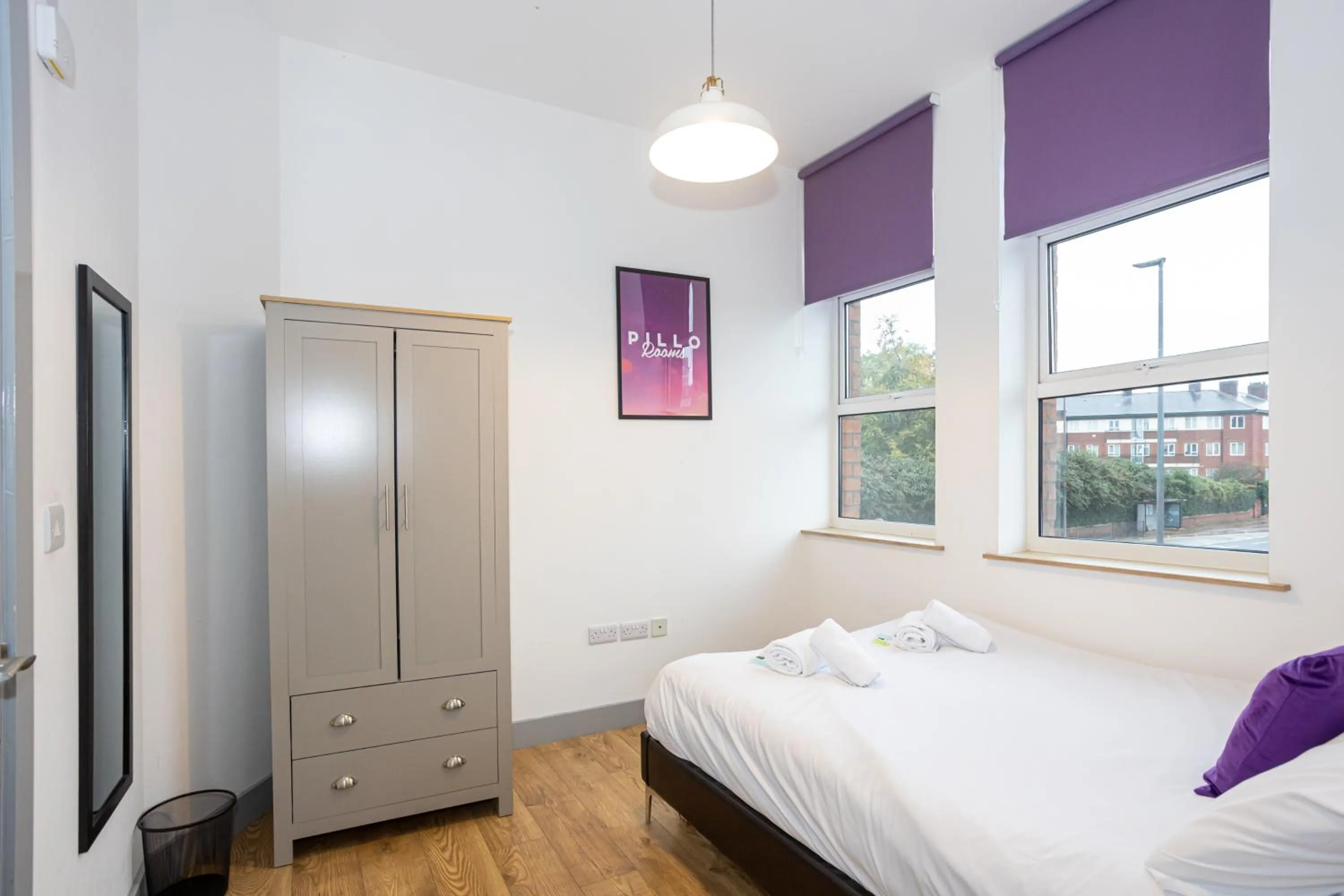 Bed in Pillo Rooms Serviced Apartments - Salford