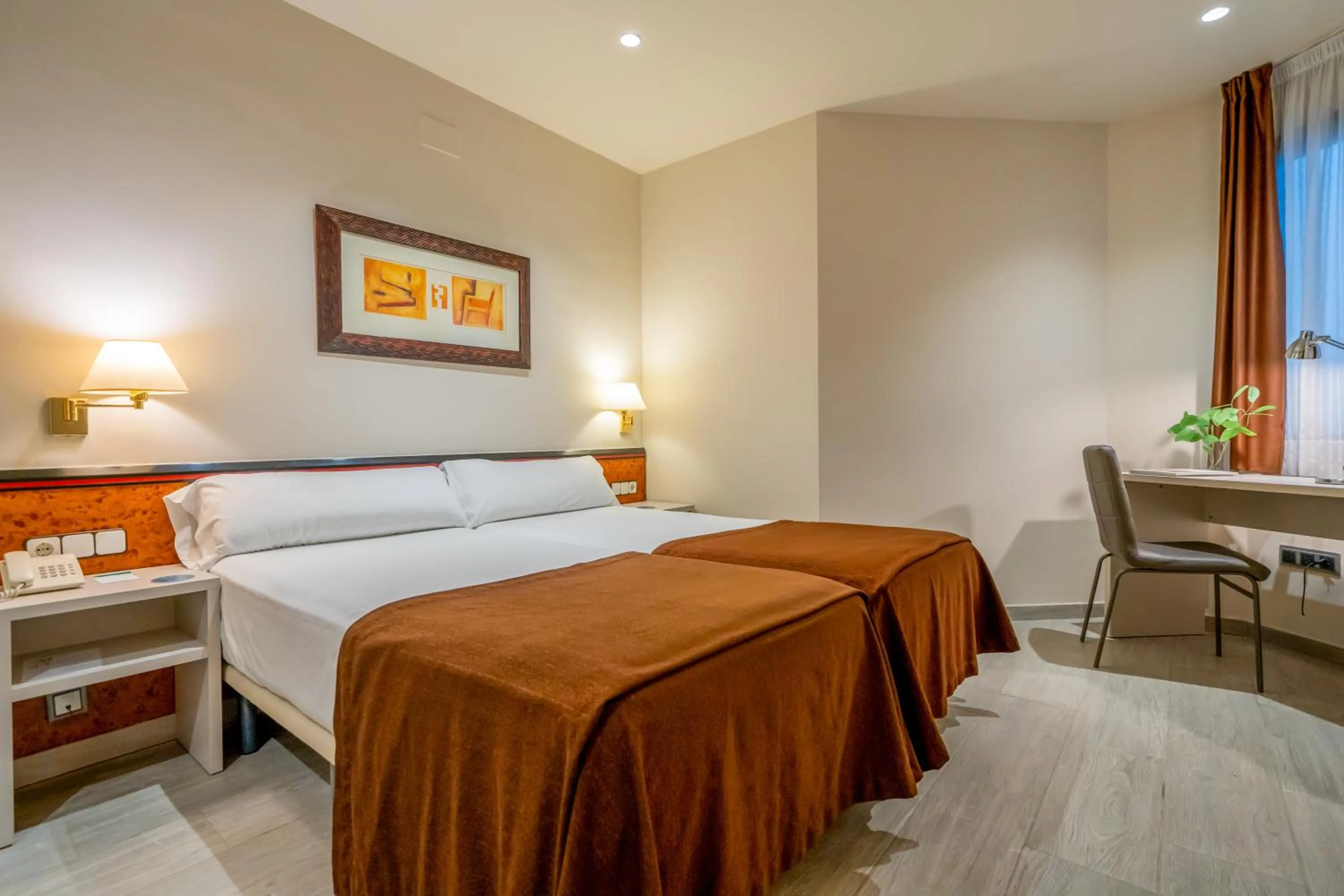 Photo of the whole room, Bed in Hotel Glòries