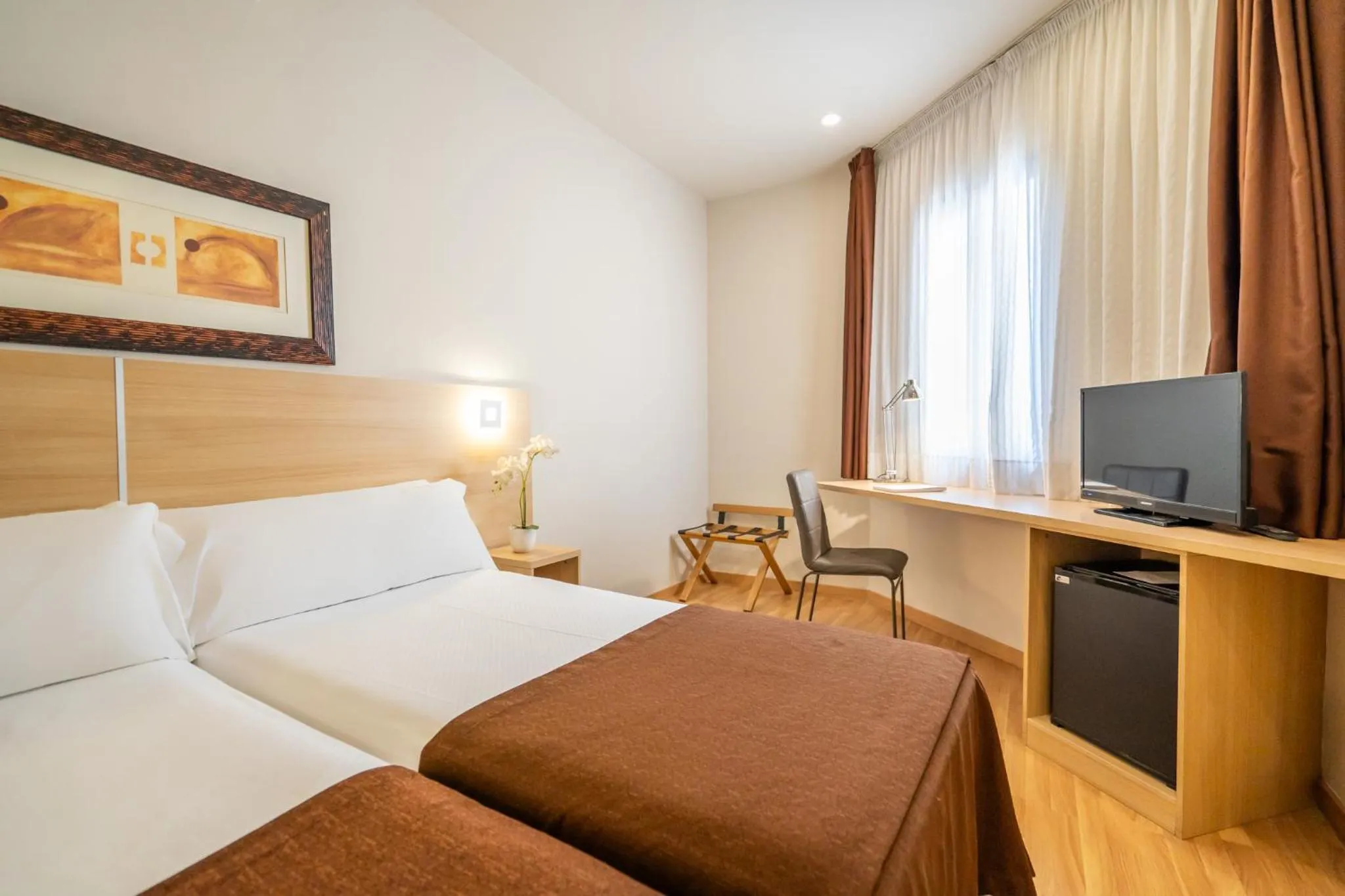 Bed in Hotel Glòries