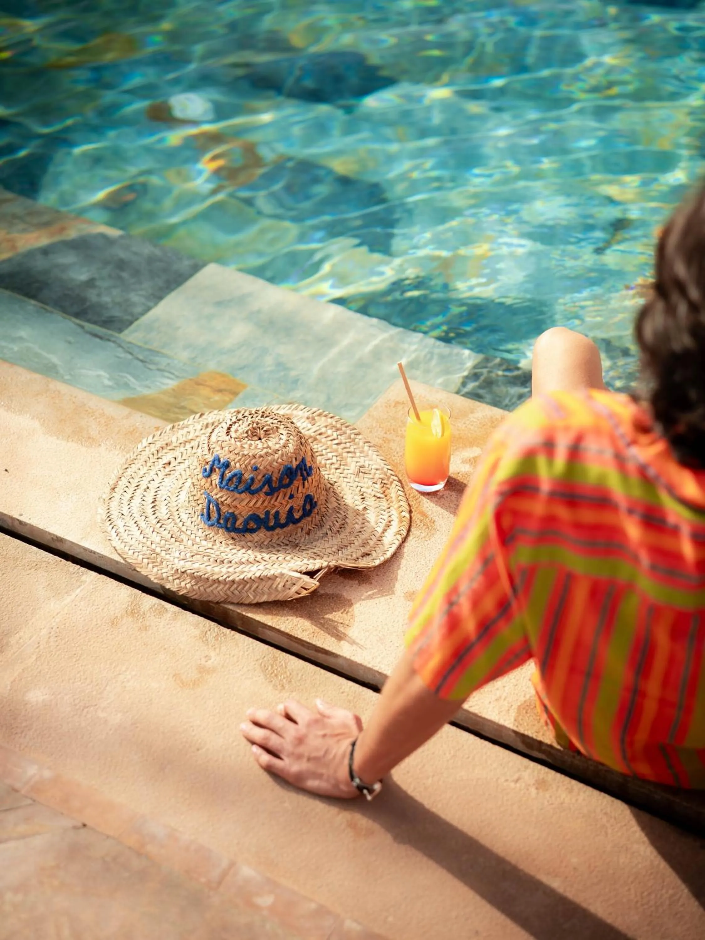 Swimming pool in Maison Daouia