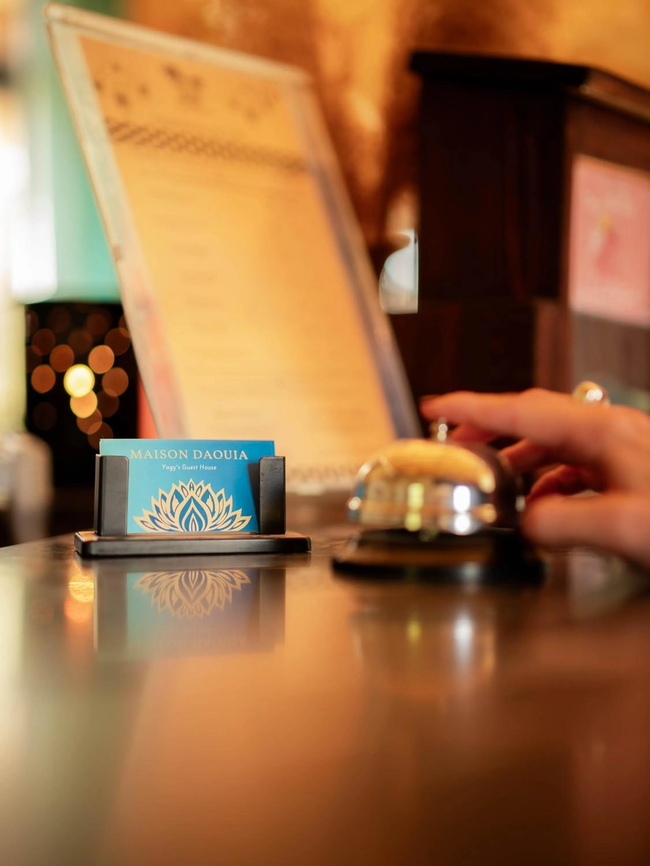 Lobby or reception in Maison Daouia