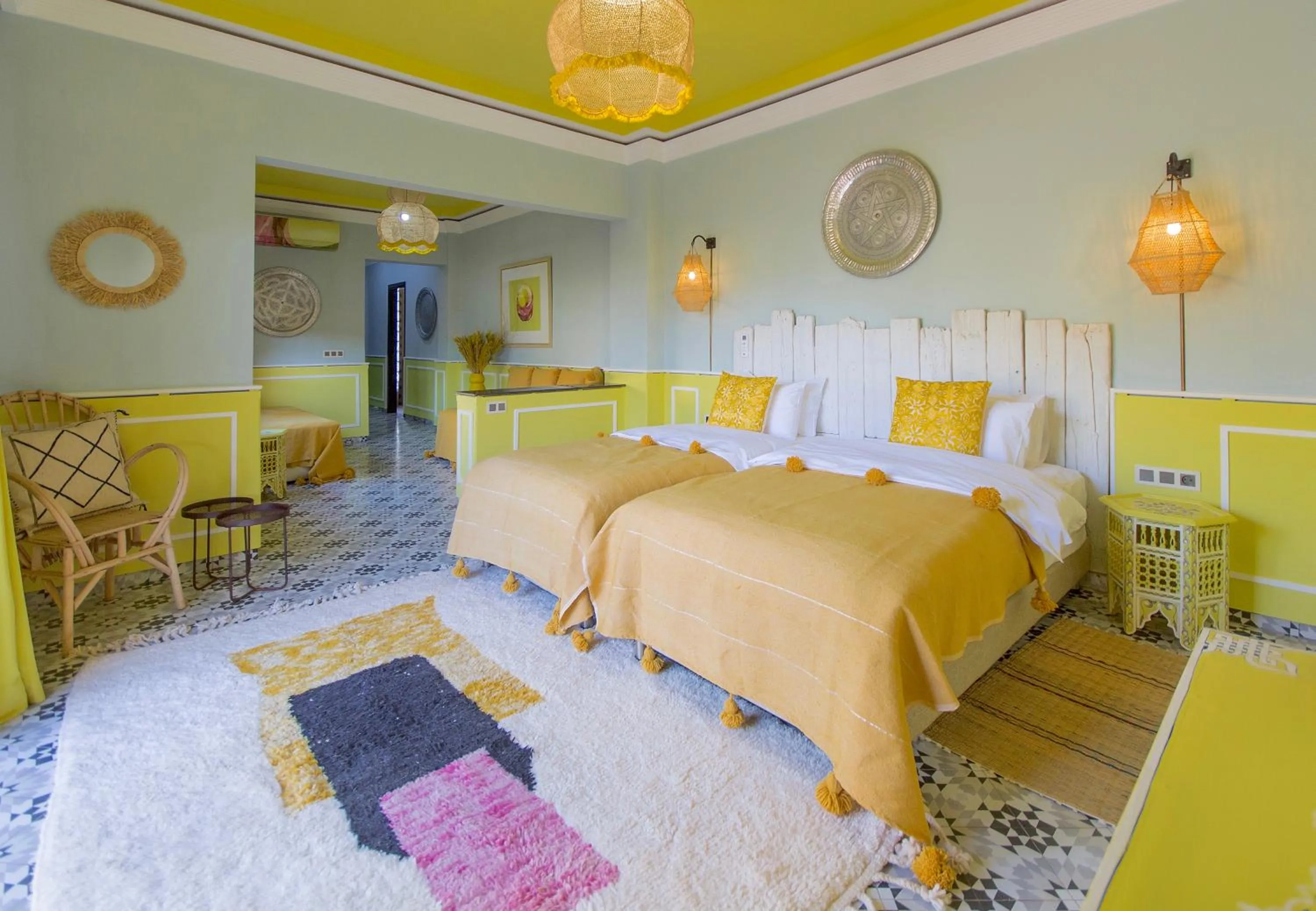 Bed in Maison Daouia