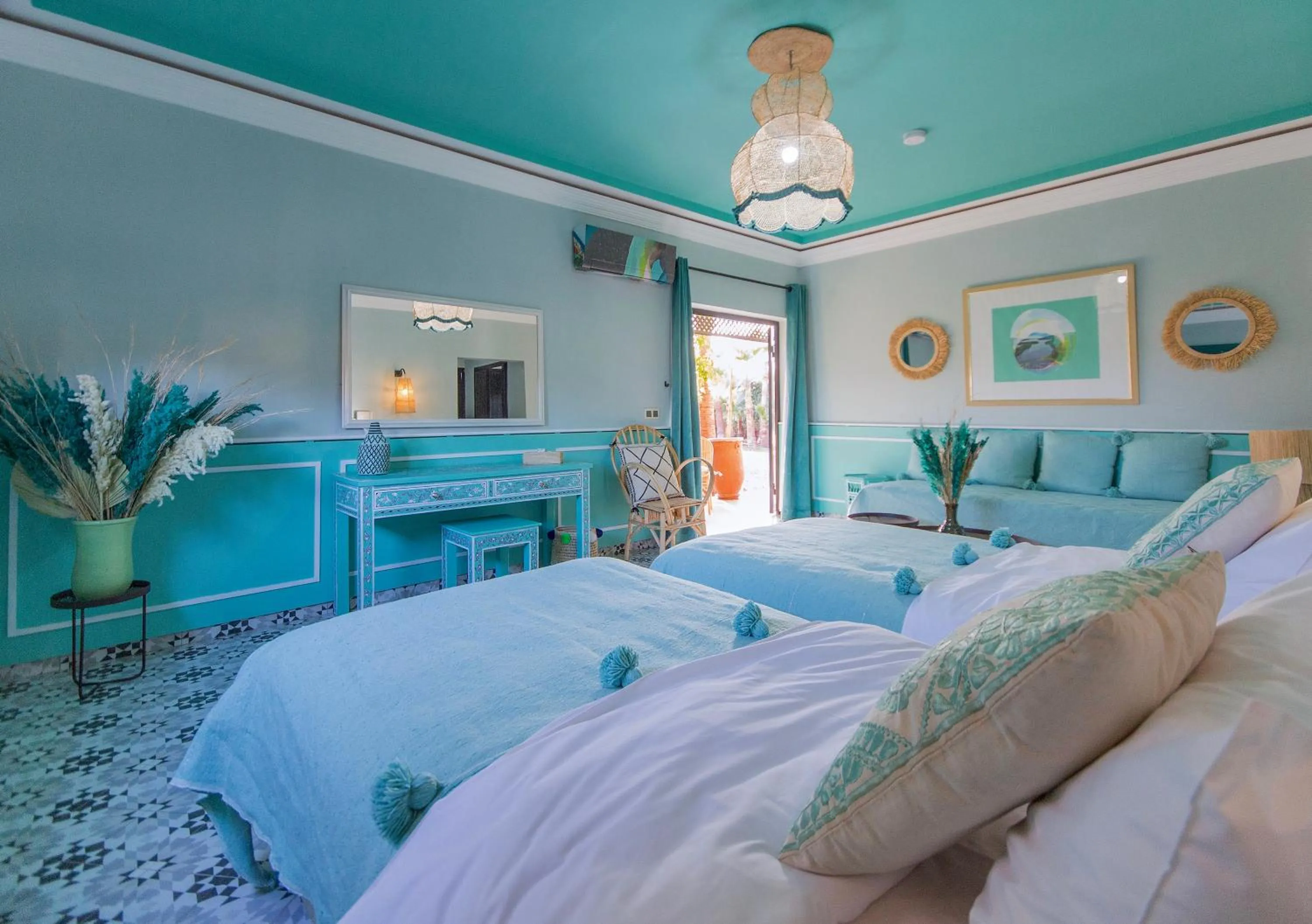 Bed in Maison Daouia