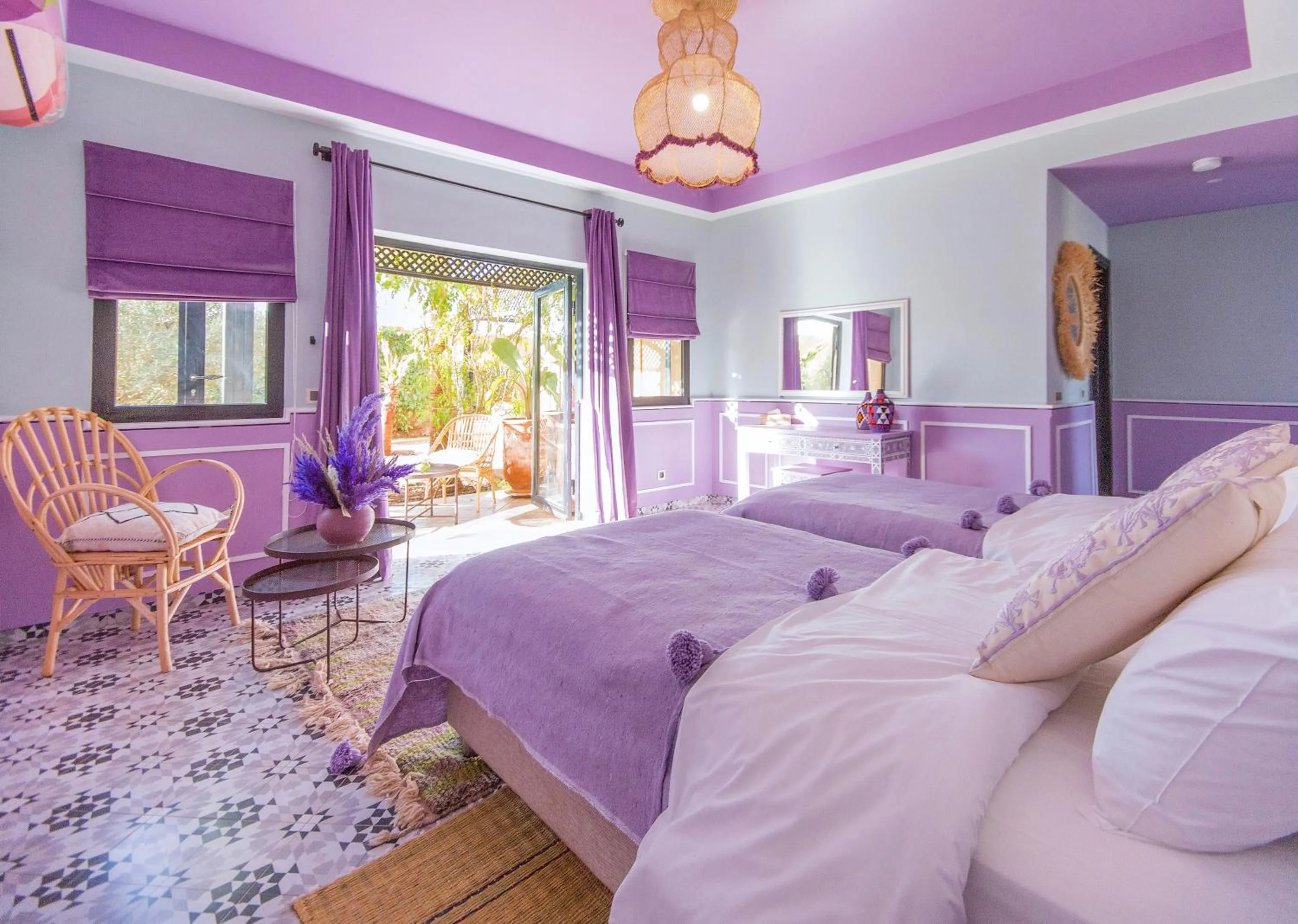 Bedroom, Bed in Maison Daouia