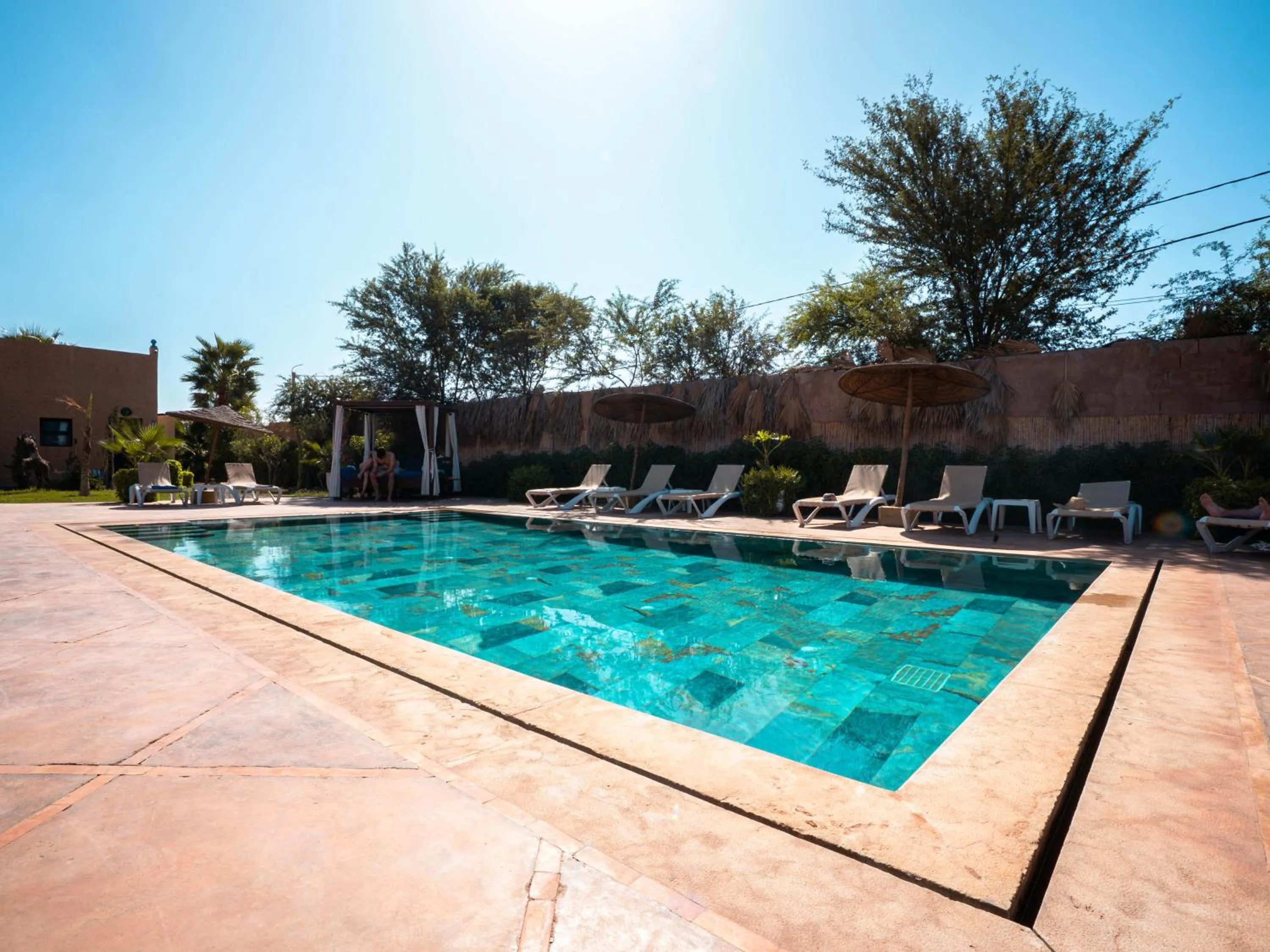Pool view in Maison Daouia