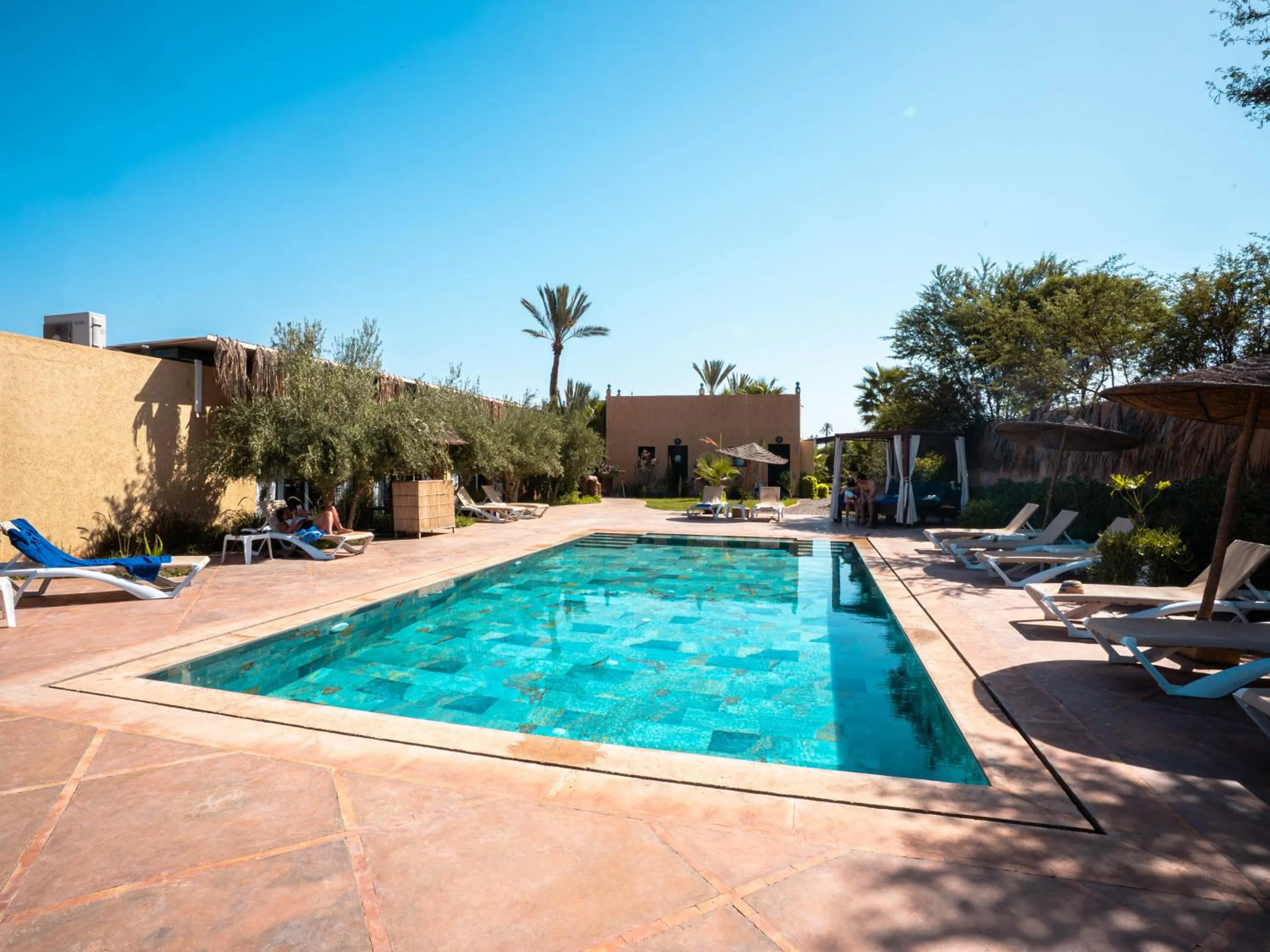 Swimming pool in Maison Daouia
