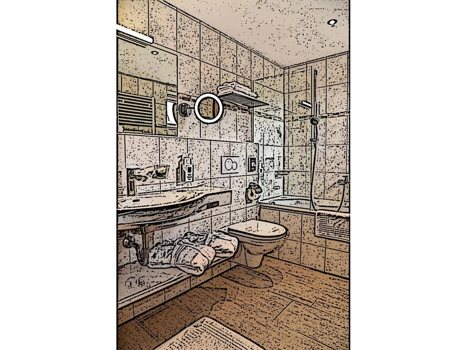 Bathroom in Hotel Crystal - KitzHorn Suites