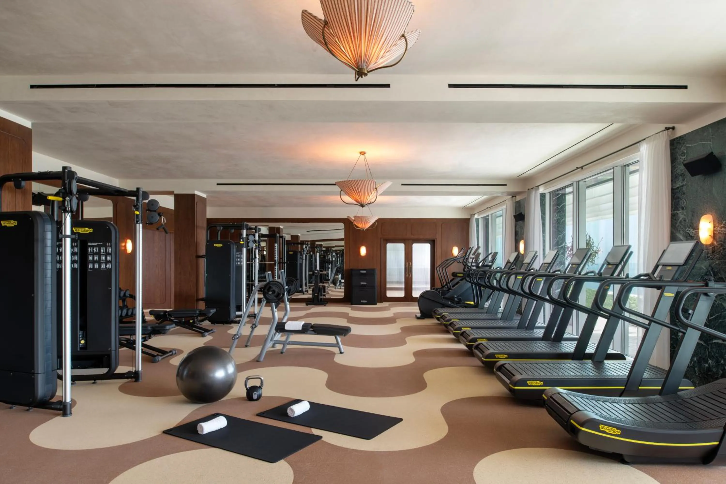 Fitness centre/facilities in The Ned Doha
