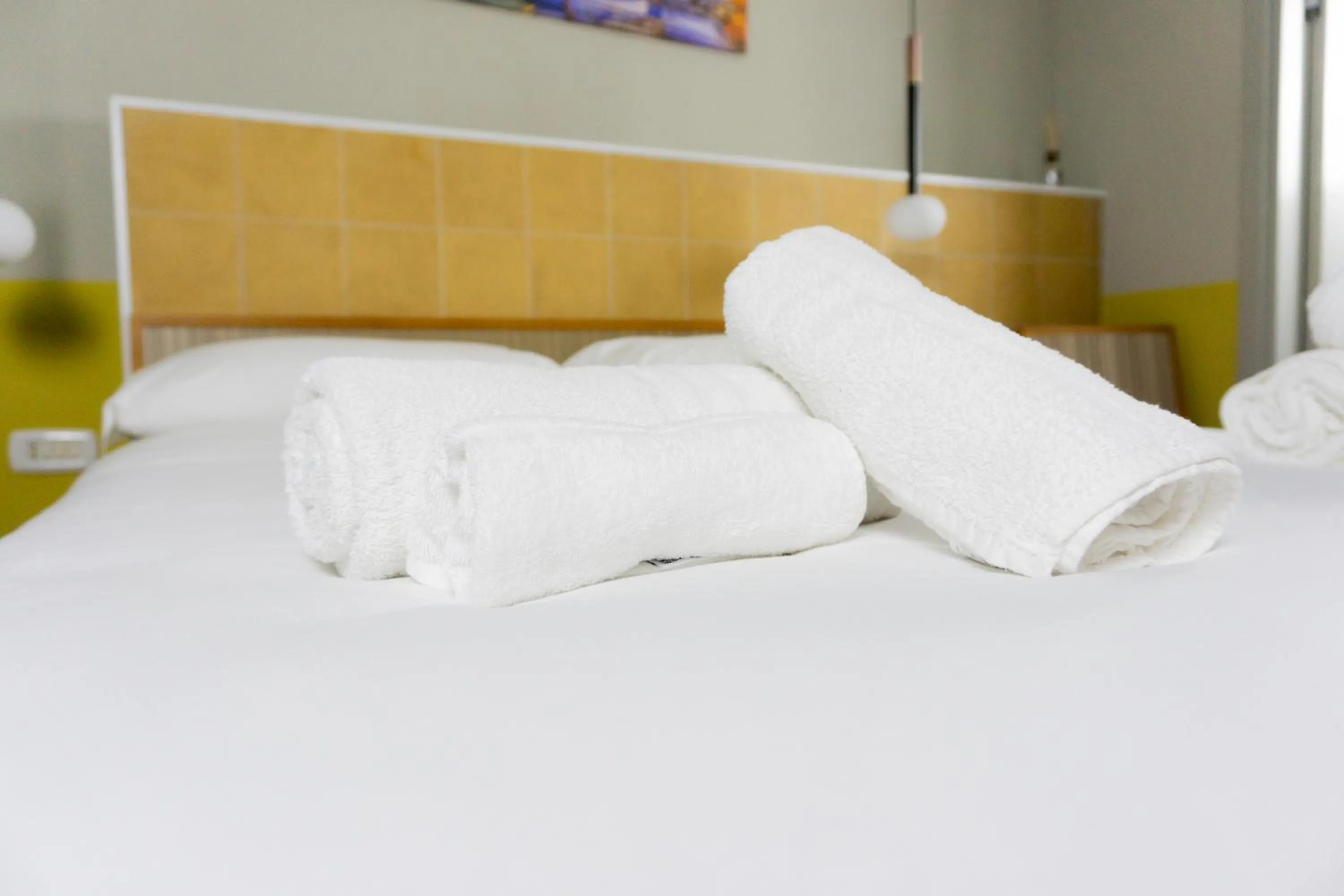 Bed in Occhi di Napoli Experiential Relais