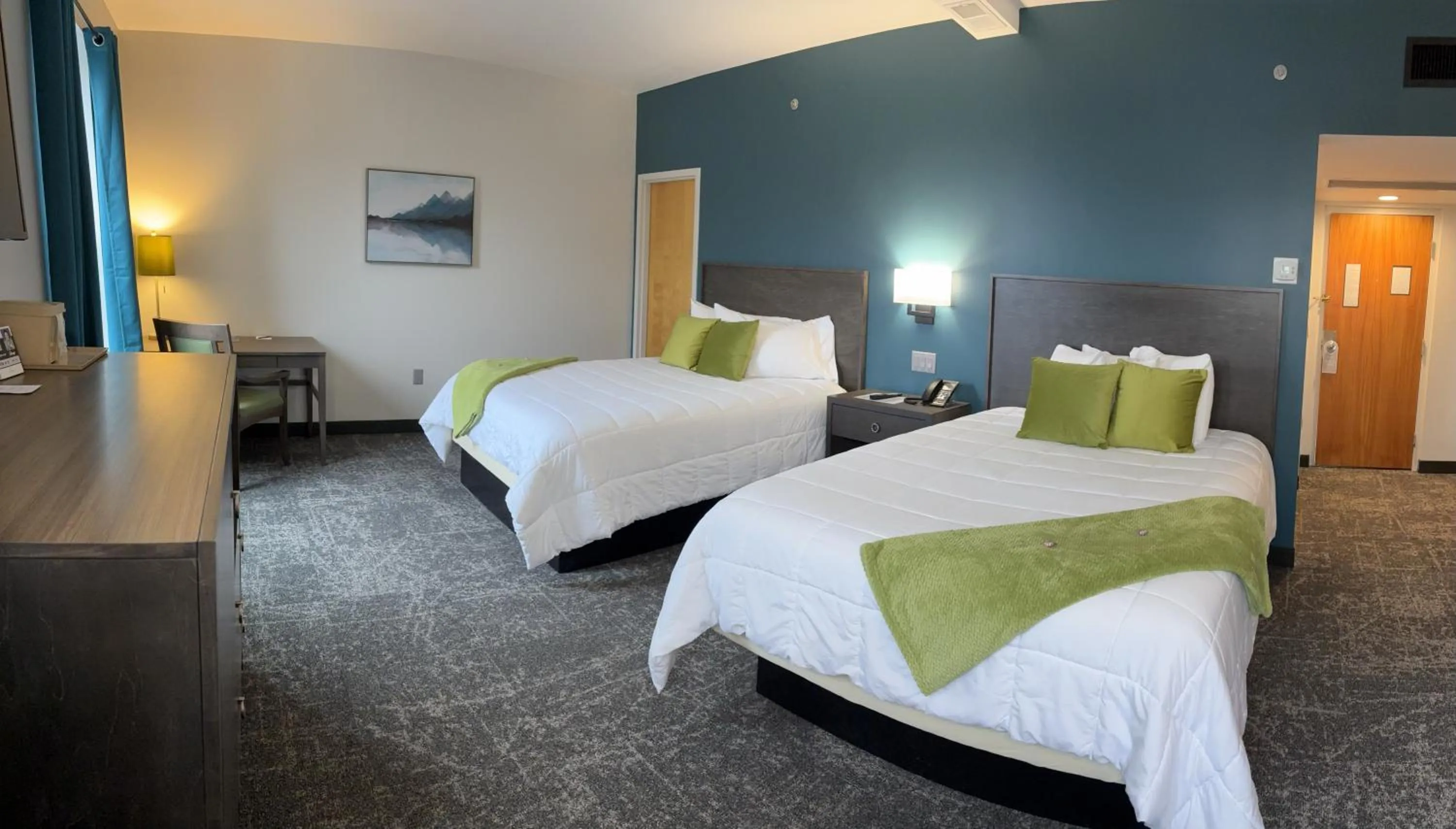 Bed in The Northeastland Hotel