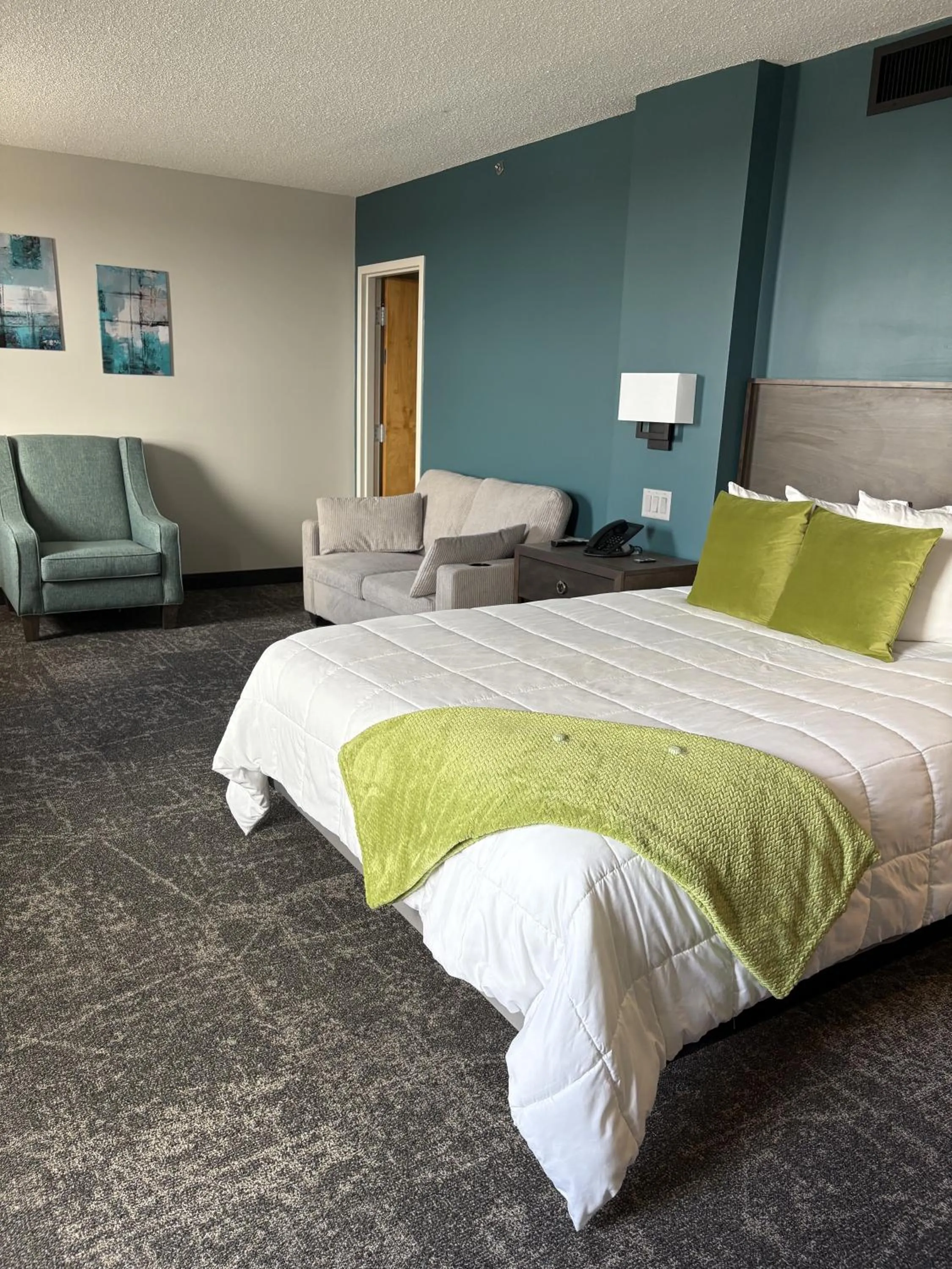 Bed in The Northeastland Hotel