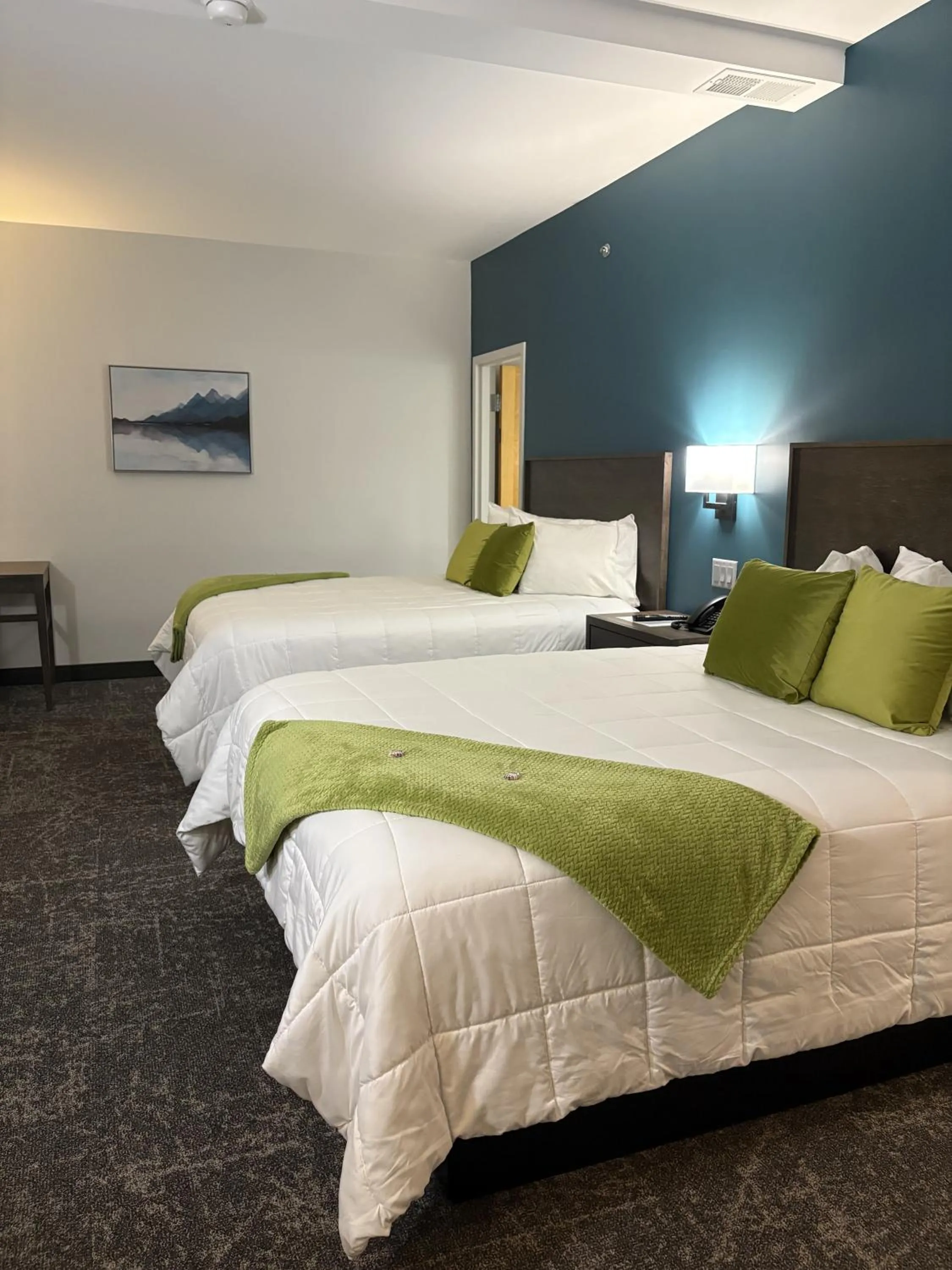 Bed in The Northeastland Hotel