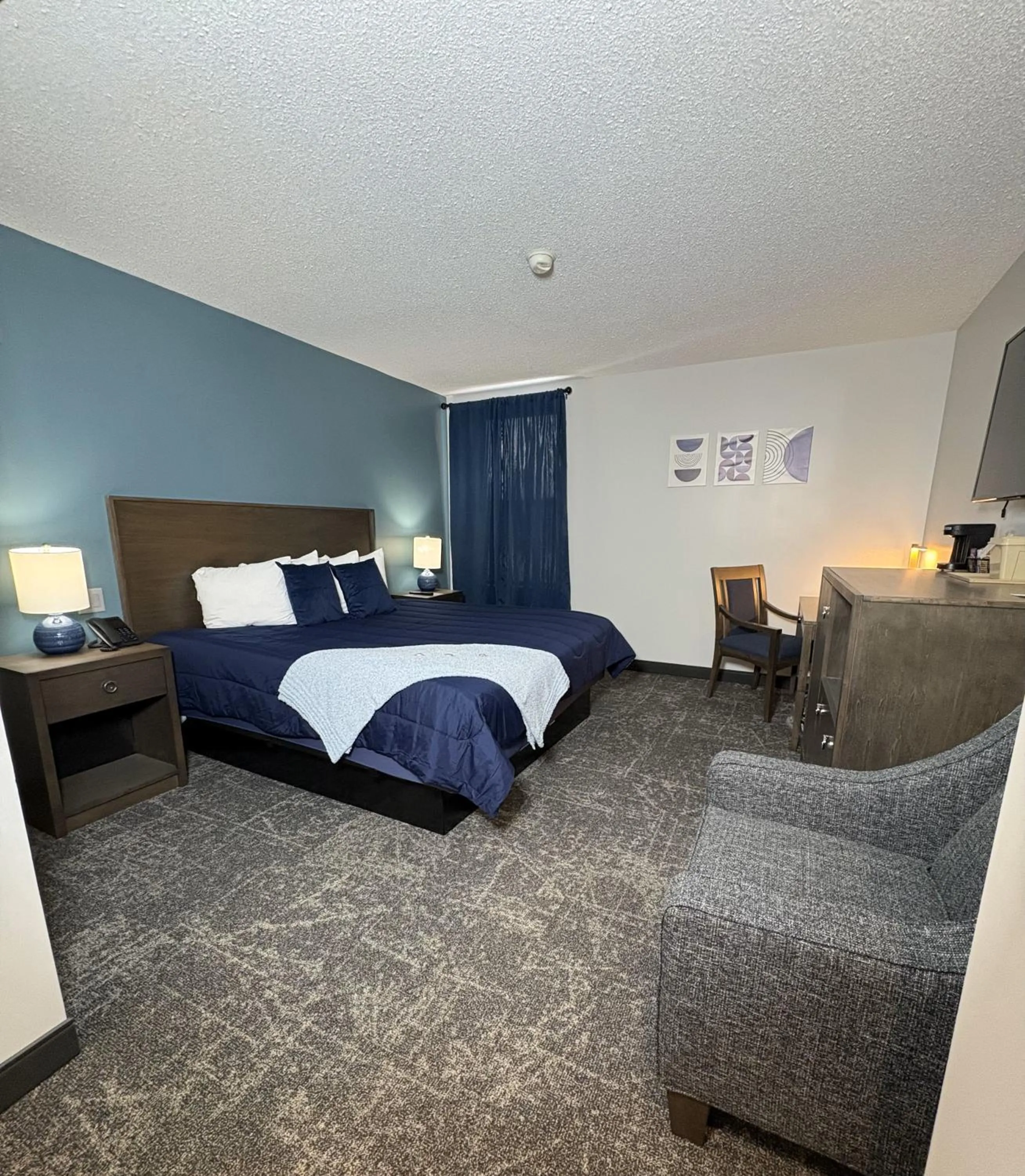 Bed in The Northeastland Hotel