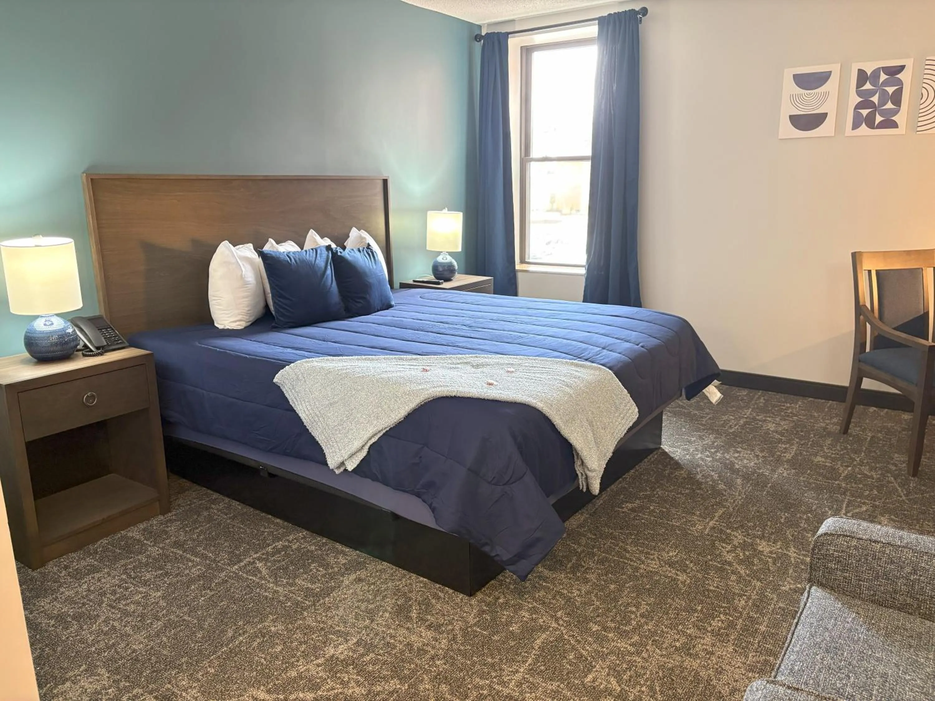 Bed in The Northeastland Hotel