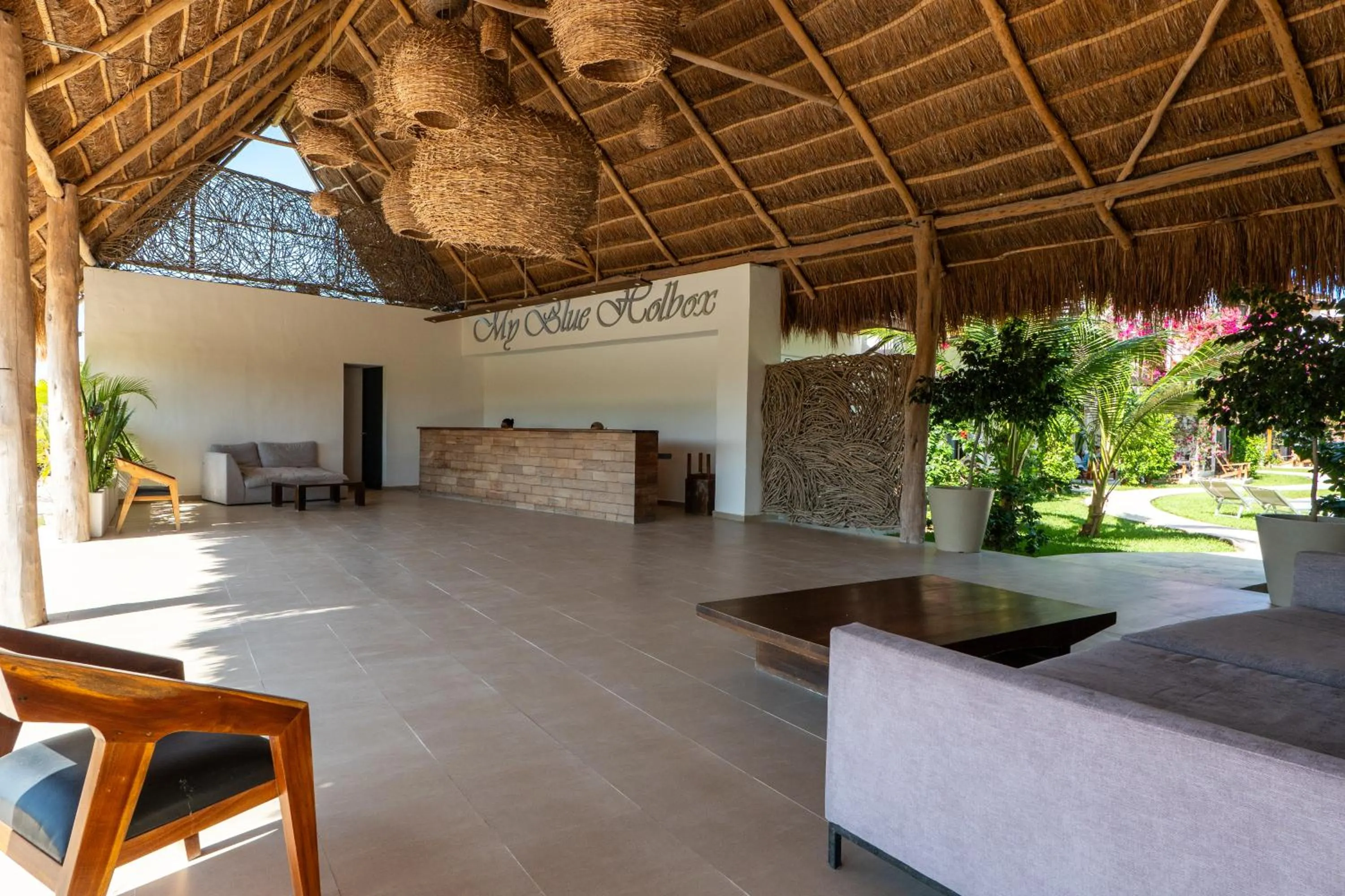 Lobby or reception in My Blue Hotel Holbox