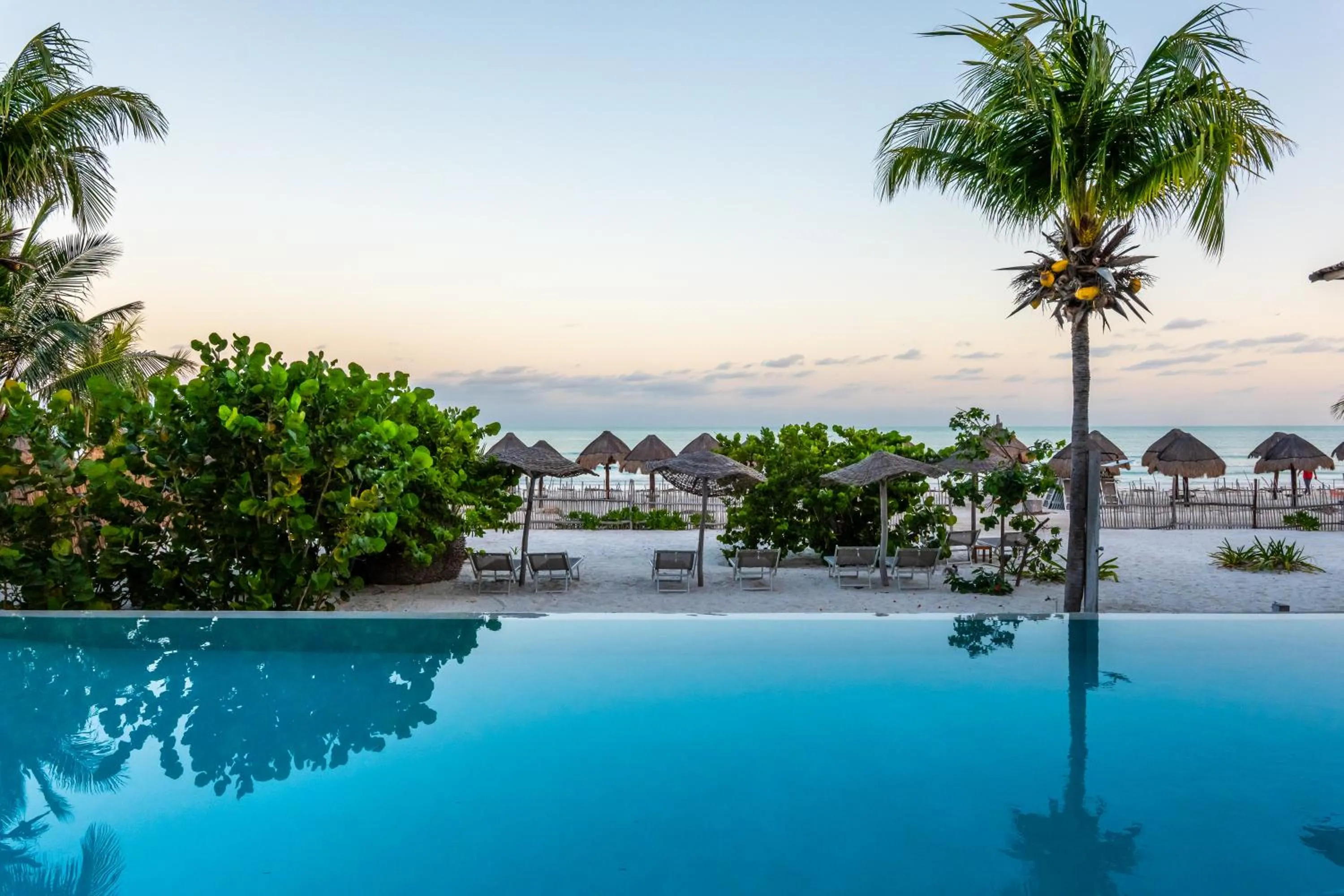 Swimming pool in My Blue Hotel Holbox