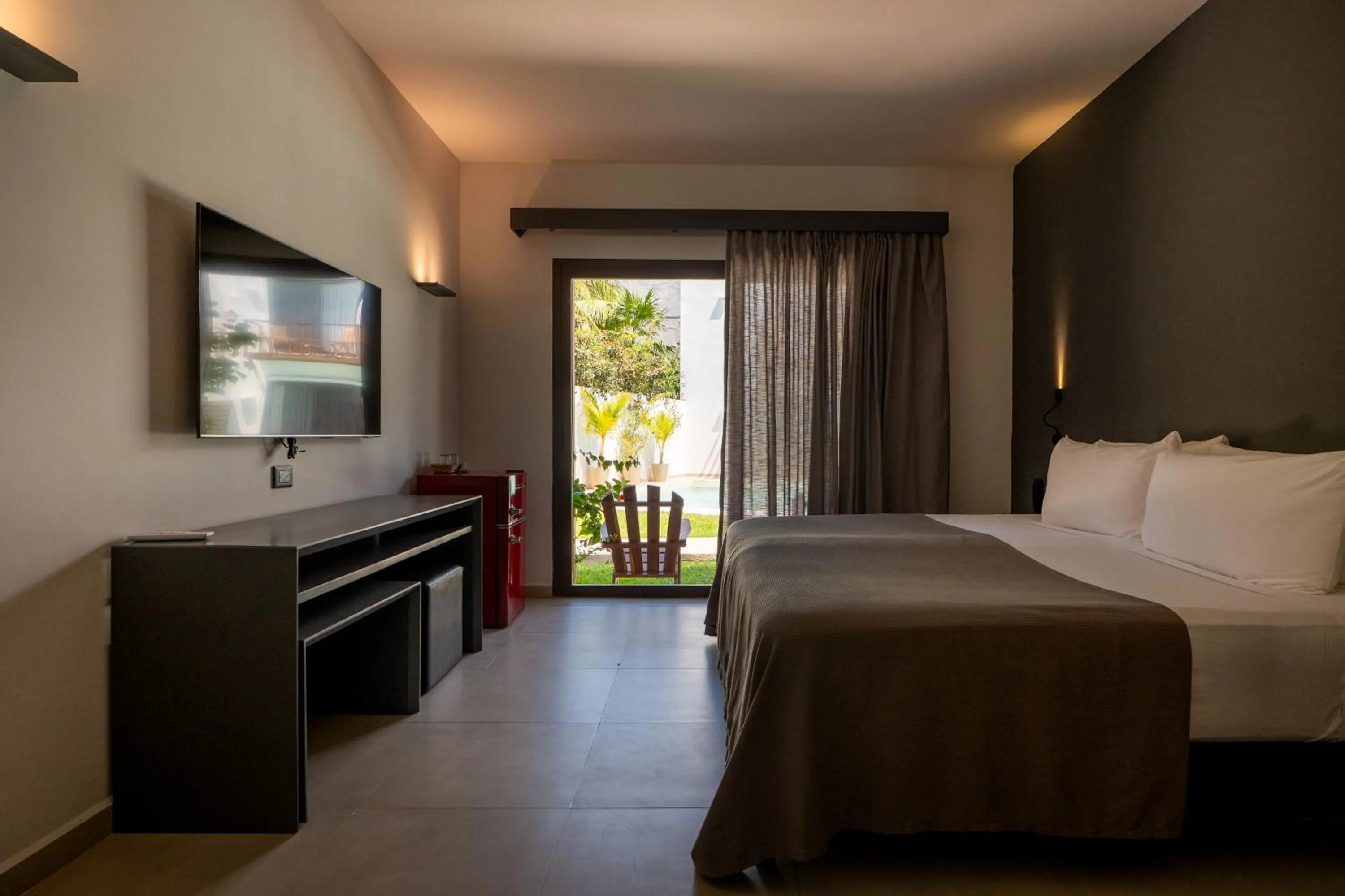 Bedroom, Bed in My Blue Hotel Holbox