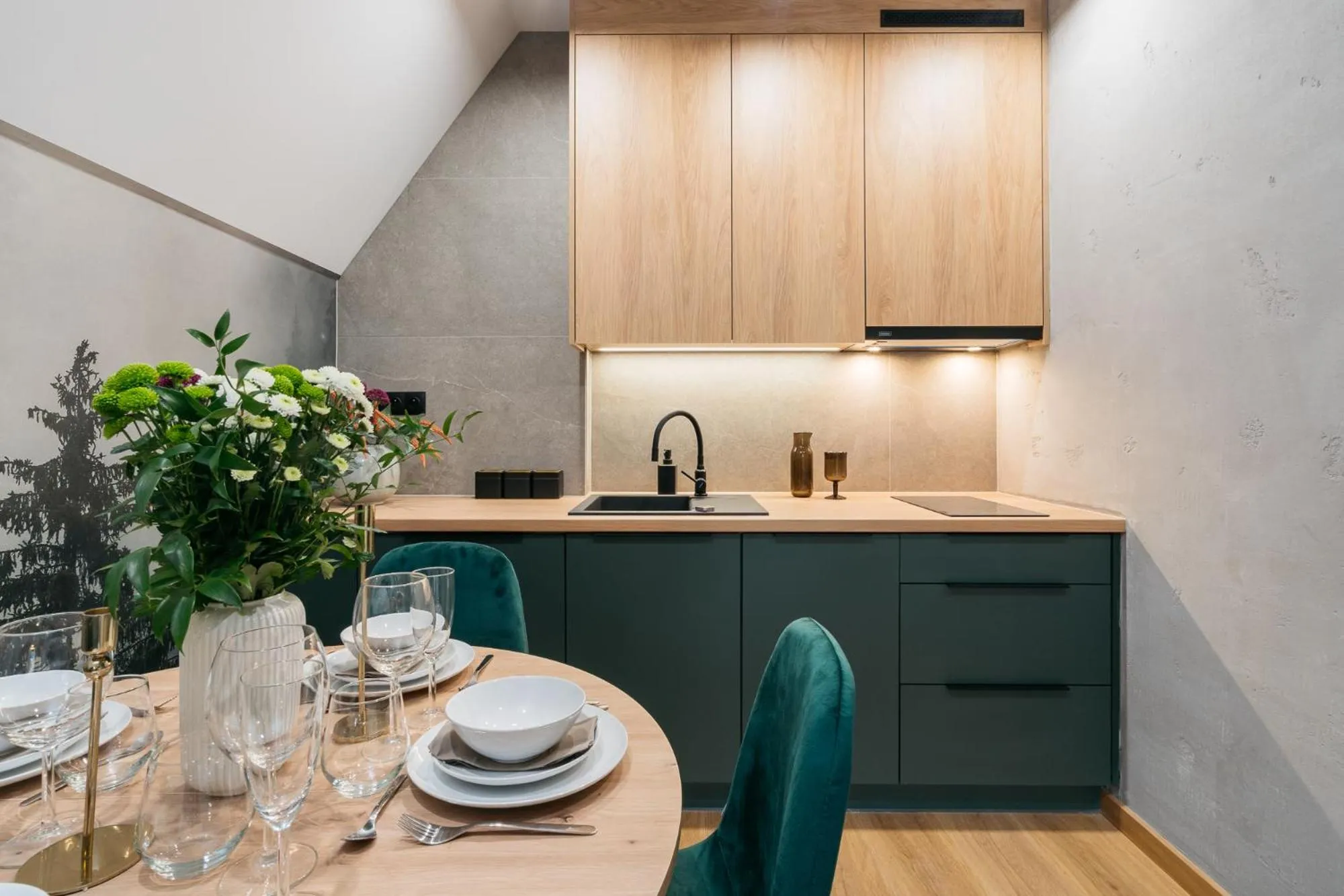 Kitchen or kitchenette in Polana Resort - LoftAffair Collection