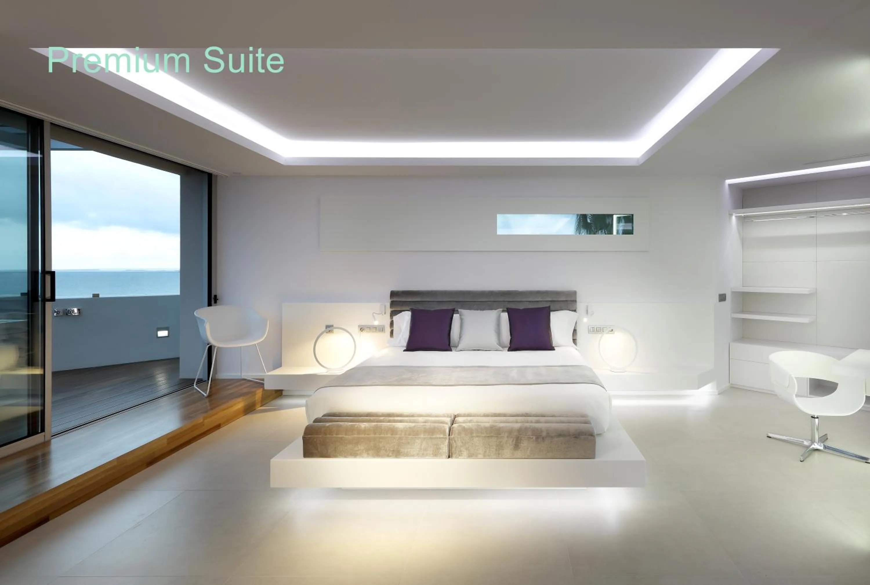 Bed in Hotel Garbi Ibiza & Spa