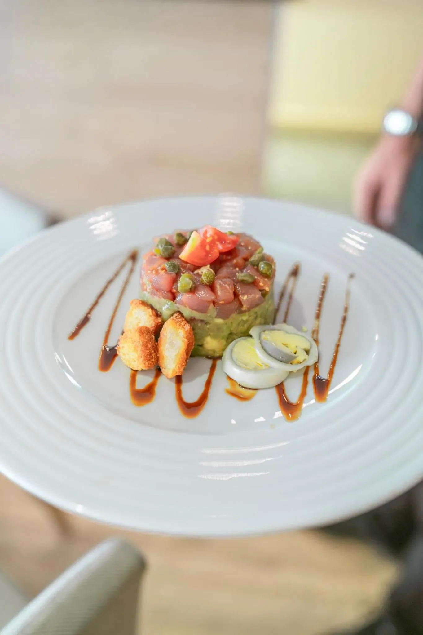 Food close-up in Puerto Azul Marbella