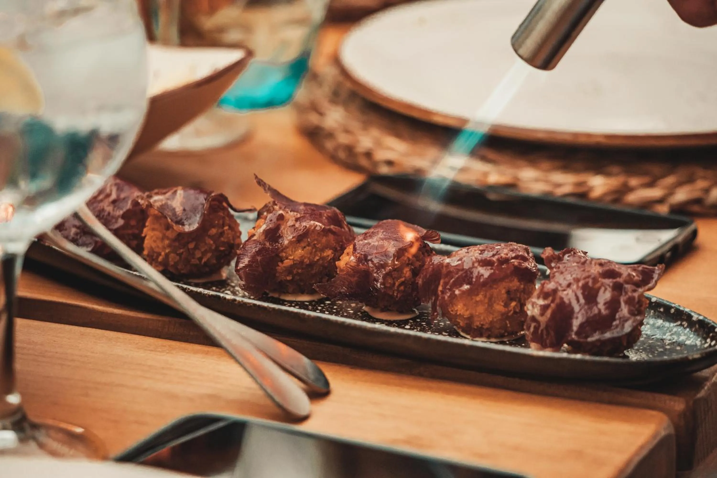 Food close-up in Puerto Azul Marbella