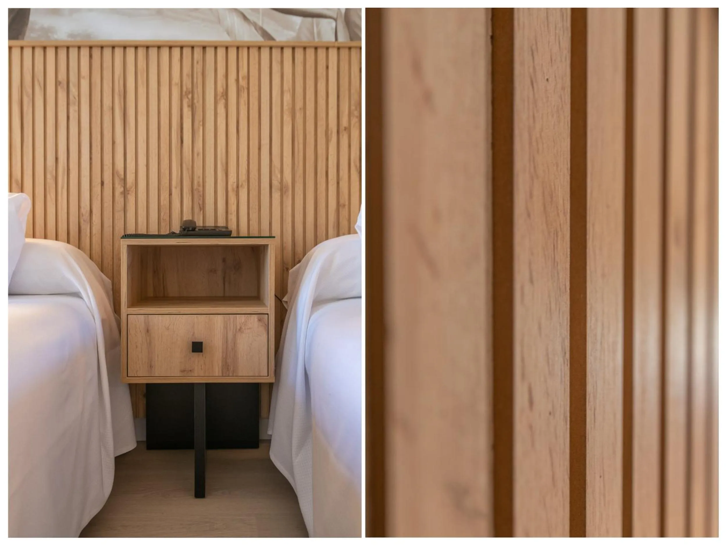 Decorative detail, Bed in Hotel Parasol by Dorobe